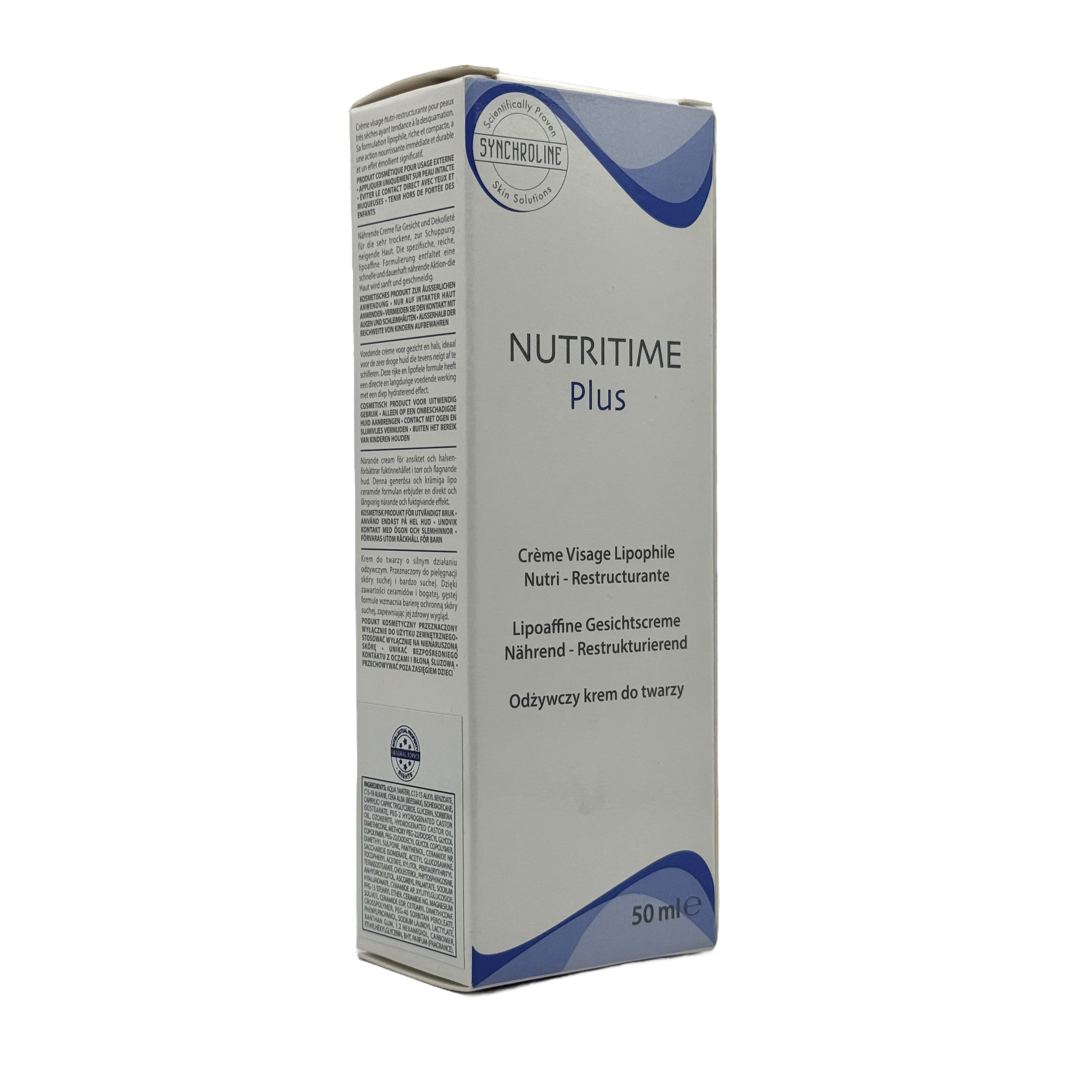 SYNCHROLINE NUTRITIME Plus Face Cream 50 ml - سينكرولاين نوتريتايم بلس كريم مغذي للوجه 50 مل