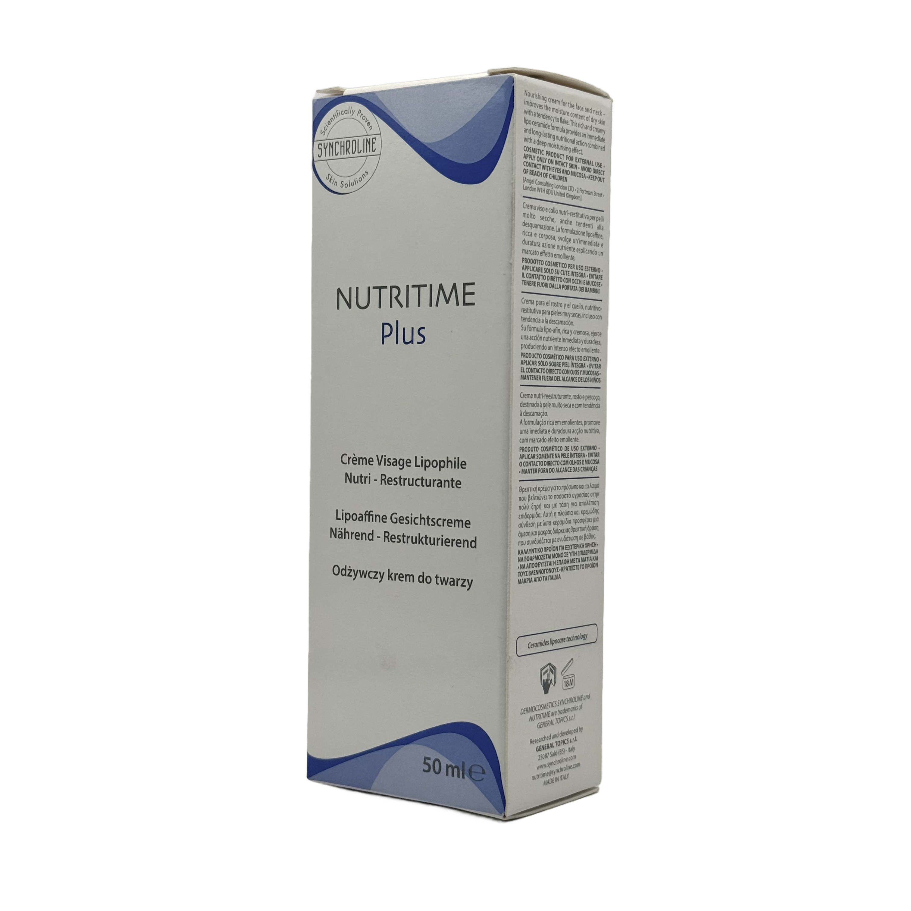 SYNCHROLINE NUTRITIME Plus Face Cream 50 ml - سينكرولاين نوتريتايم بلس كريم مغذي للوجه 50 مل