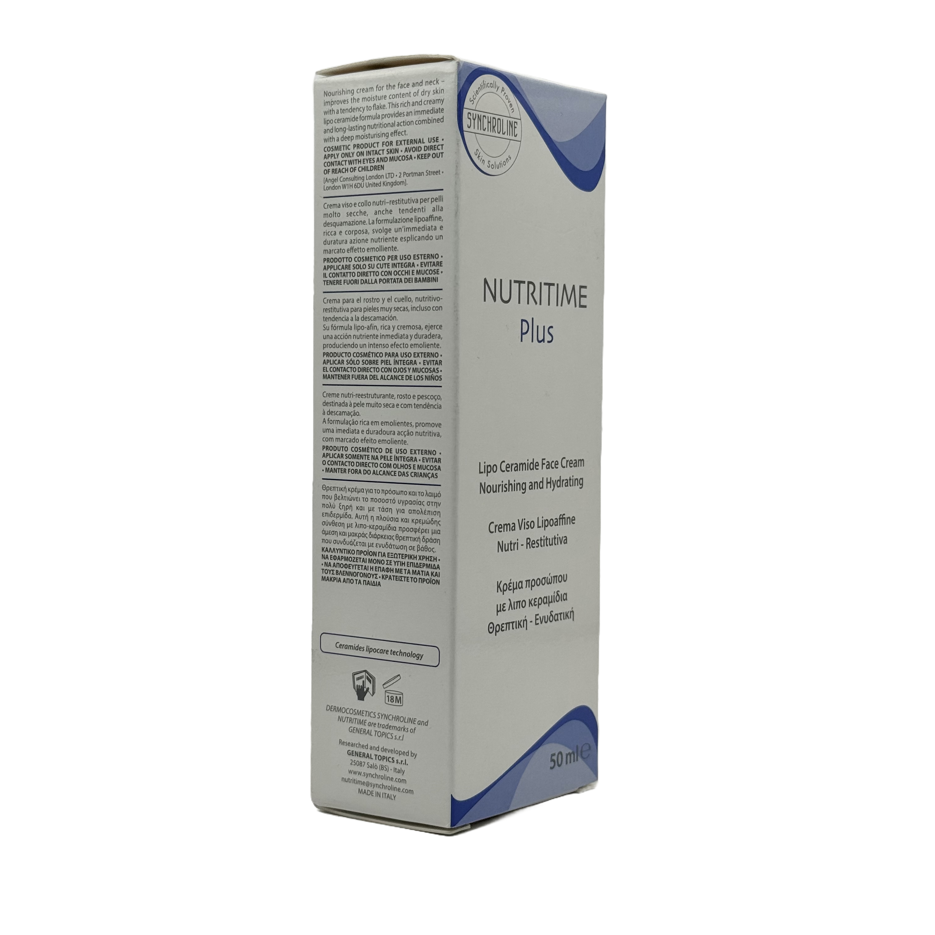 SYNCHROLINE NUTRITIME Plus Face Cream 50 ml - سينكرولاين نوتريتايم بلس كريم مغذي للوجه 50 مل
