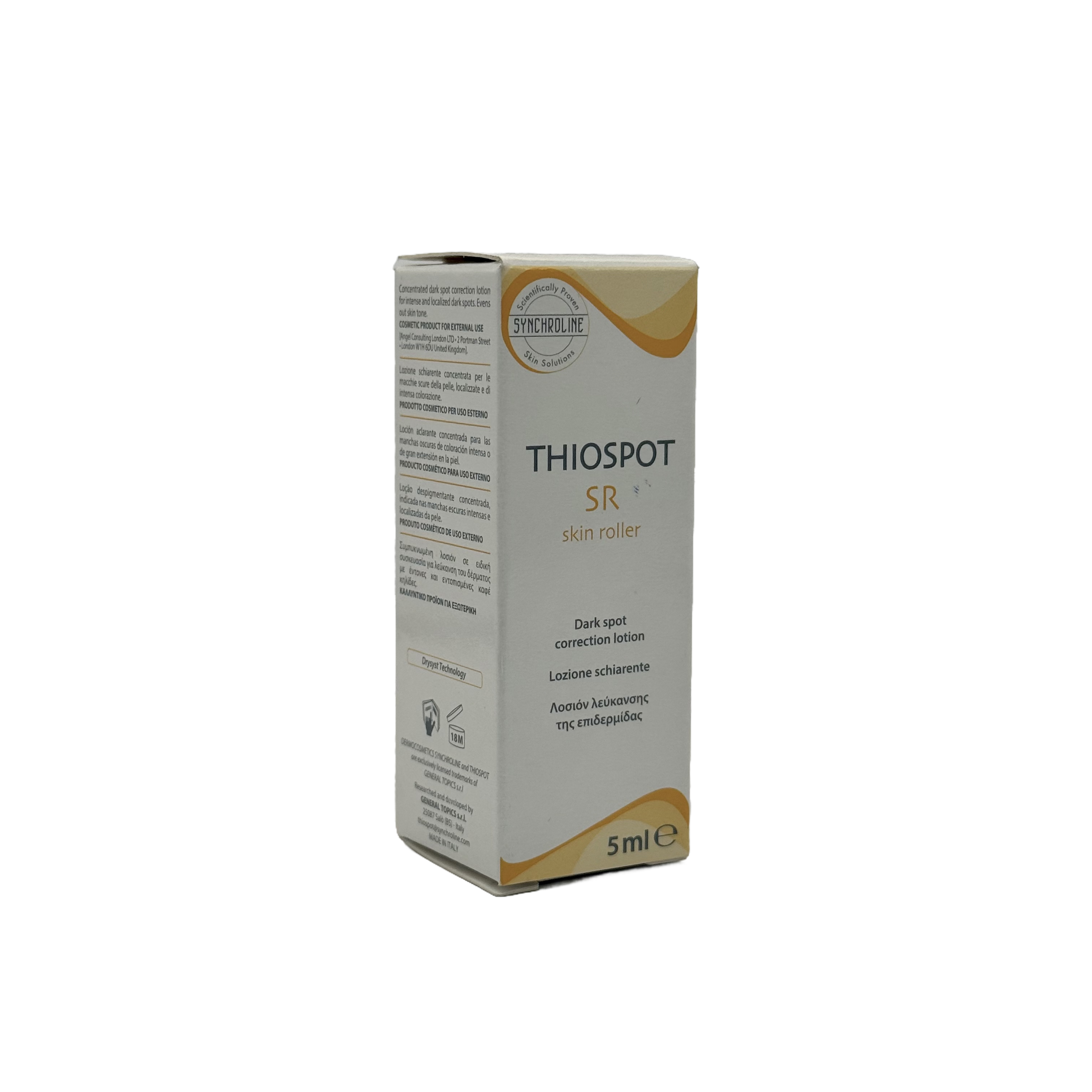 SYNCHROLINE THIOSPOT SR Skin Roller 5 ml - سينكرولاين ثايوسبوت إس آر رولر موضعي للبقع 5 مل