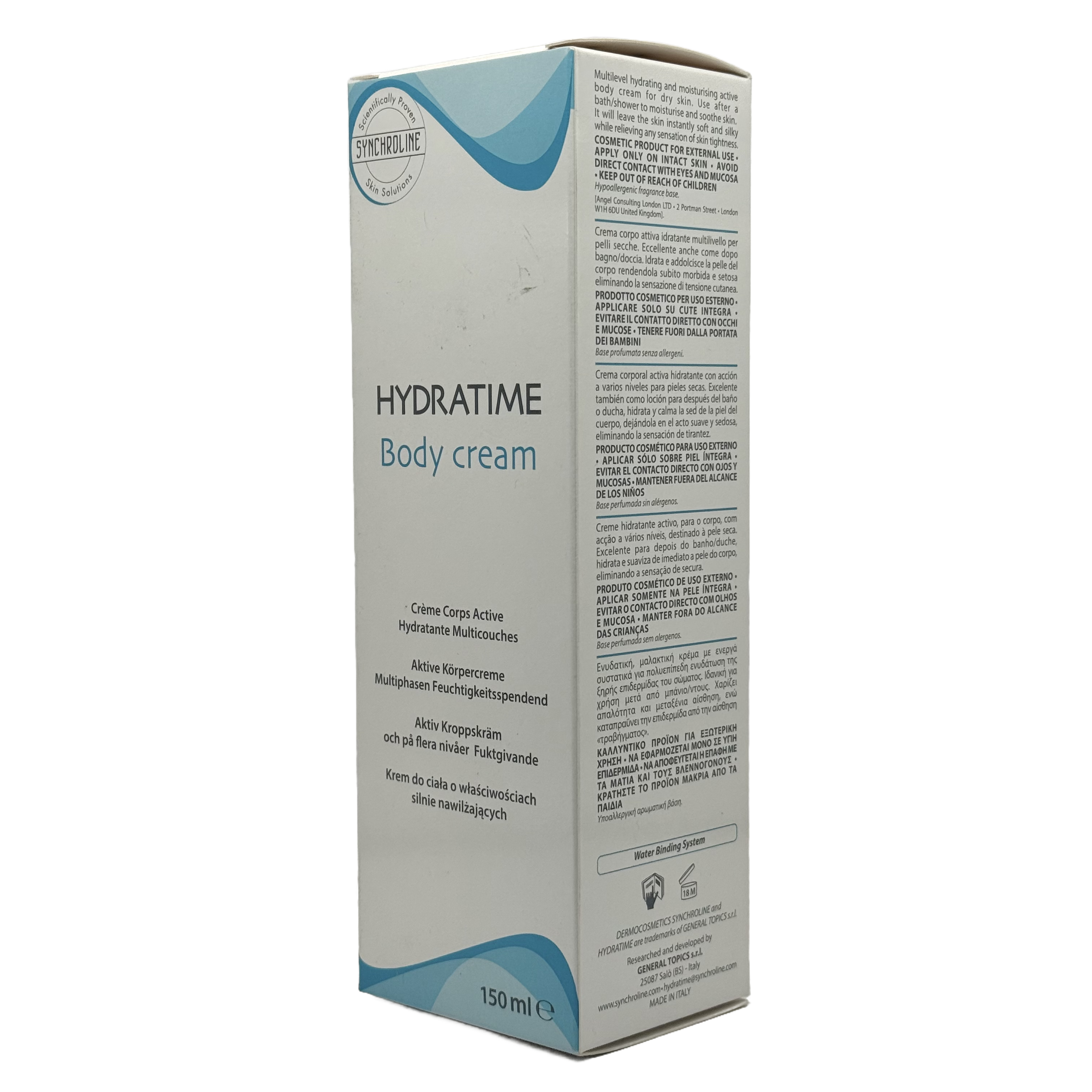 SYNCHROLINE HYDRATIME Body Cream 150 ml - سينكرولاين هايدراتايم كريم مرطب للجسم 150 مل