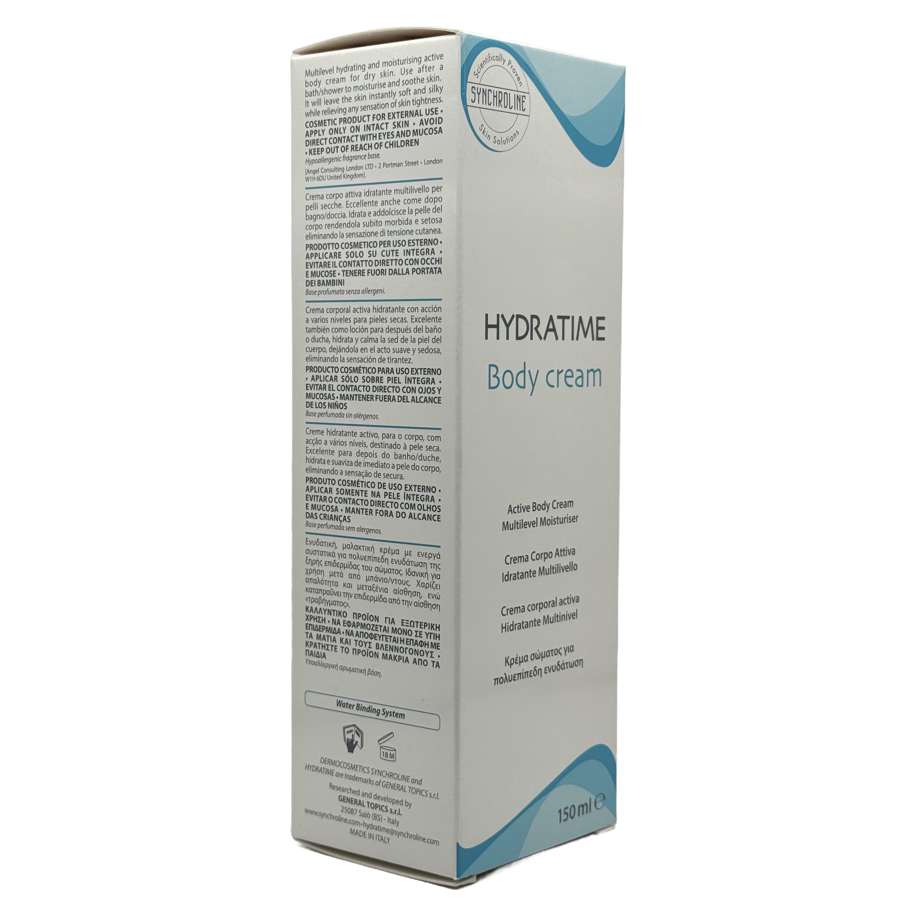 SYNCHROLINE HYDRATIME Body Cream 150 ml - سينكرولاين هايدراتايم كريم مرطب للجسم 150 مل