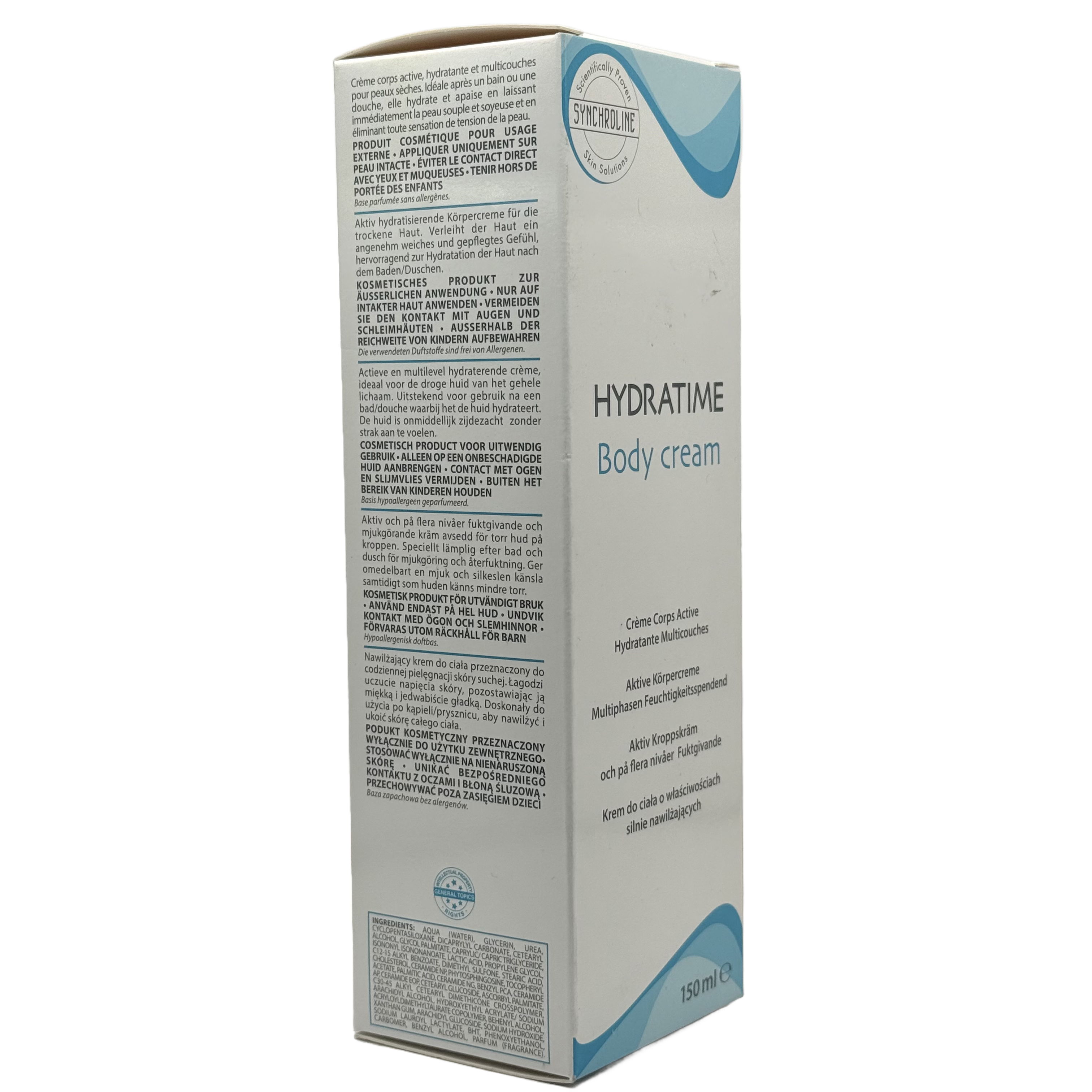 SYNCHROLINE HYDRATIME Body Cream 150 ml - سينكرولاين هايدراتايم كريم مرطب للجسم 150 مل