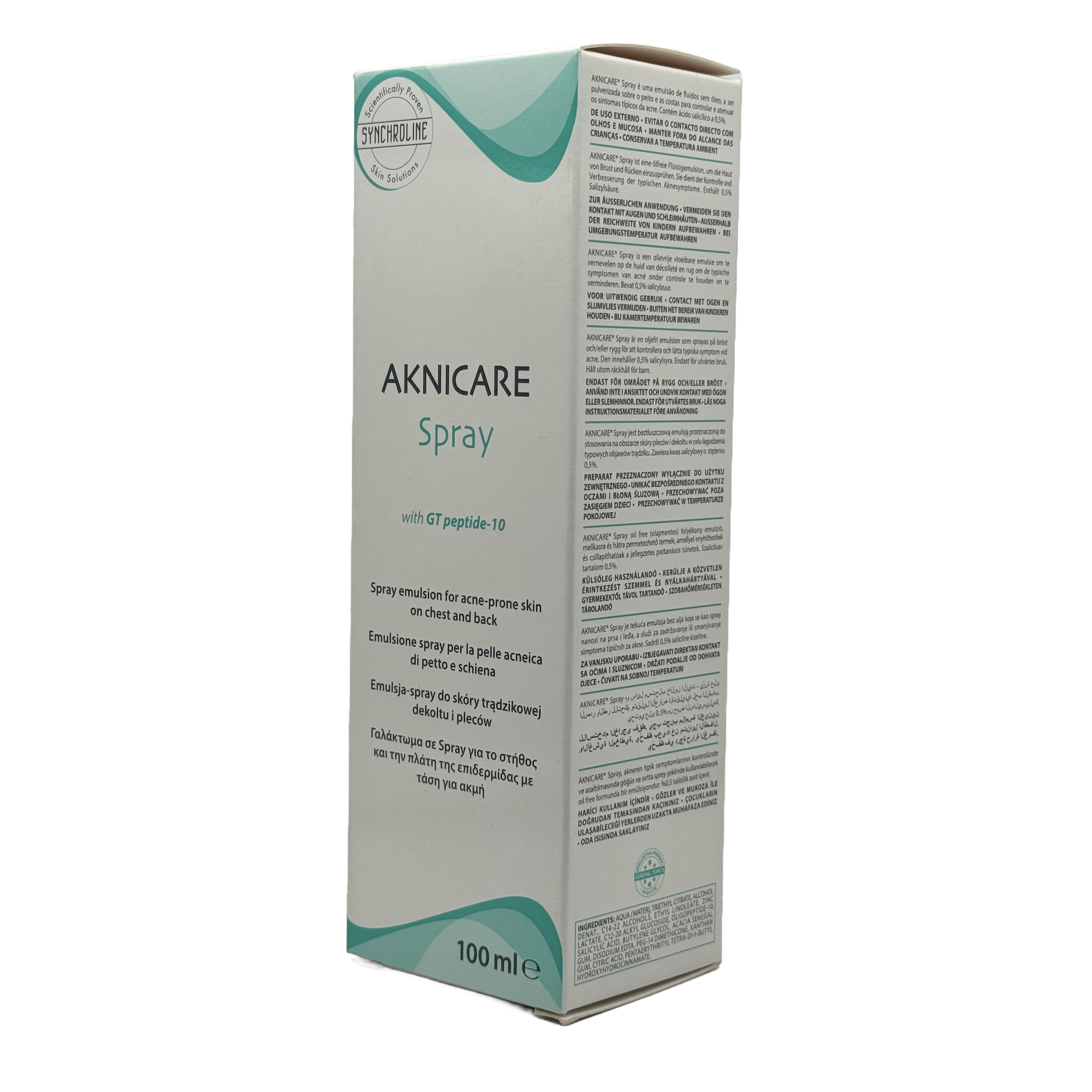 SYNCHROLINE AKNICARE Spray 100 ml - سينكرولاين أكنيكير سبراي 100 مل