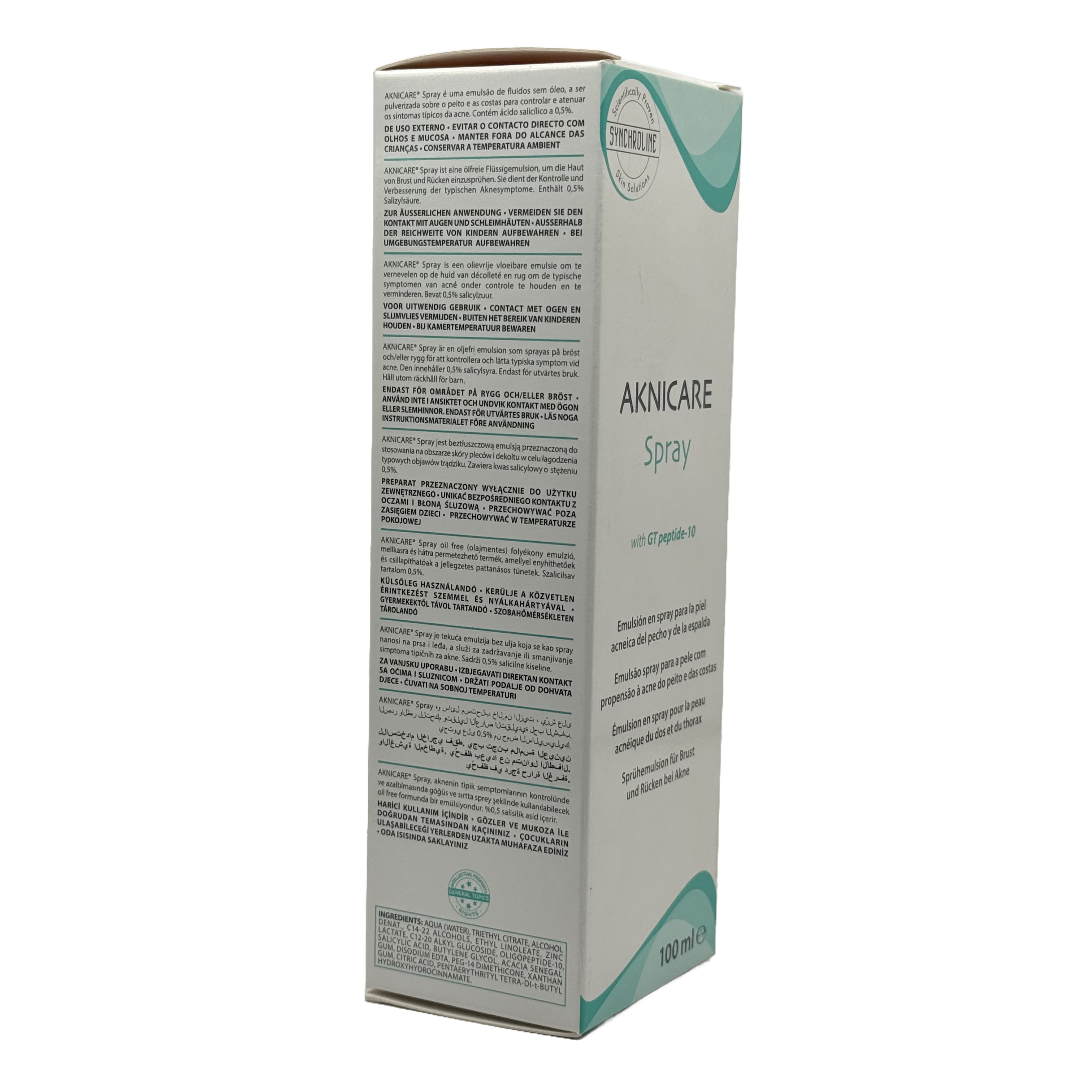 SYNCHROLINE AKNICARE Spray 100 ml - سينكرولاين أكنيكير سبراي 100 مل