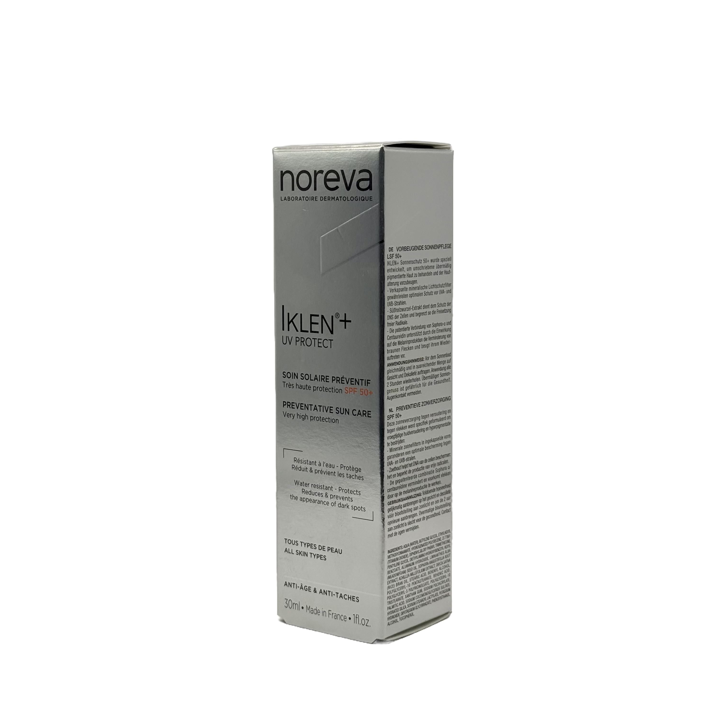 Noreva Iklen Anti-Brown Spots Cream SPF 50+ 30 ml - نوريفا ايكلين كريم مضاد للبقع الداكنة مع حماية شمس SPF 50+ 30 مل