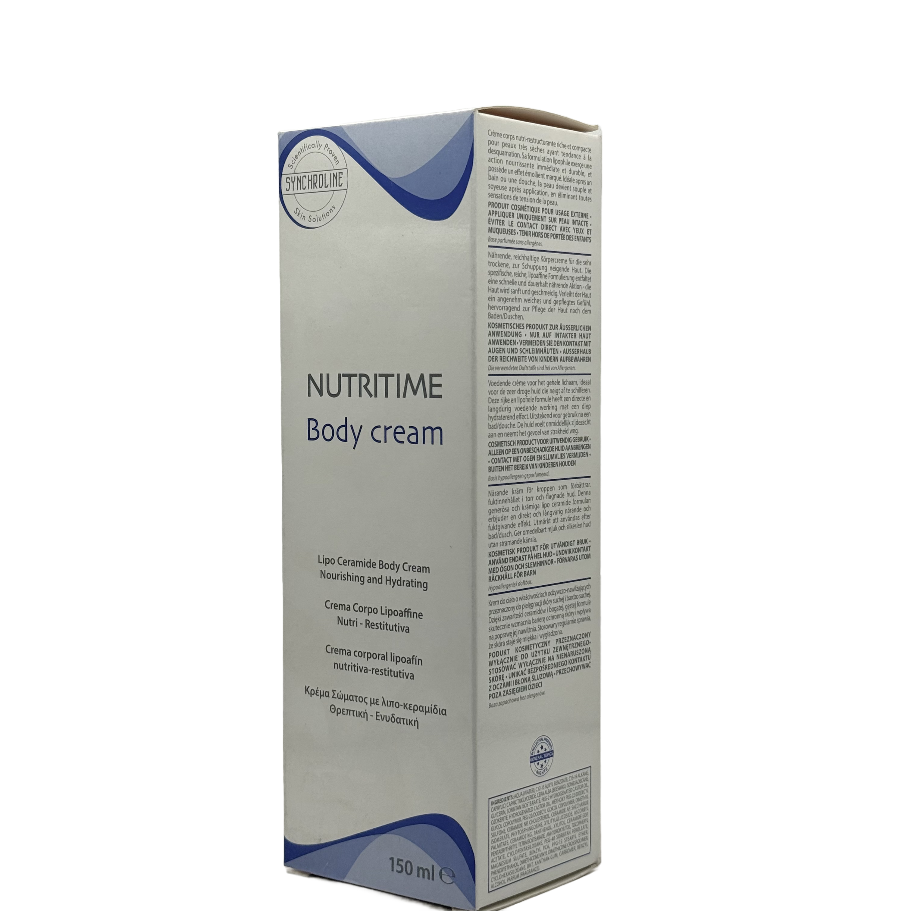 SYNCHROLINE NUTRITIME Body Cream 150 ml - سينكرولاين نوتريتايم كريم مغذي للجسم 150 مل