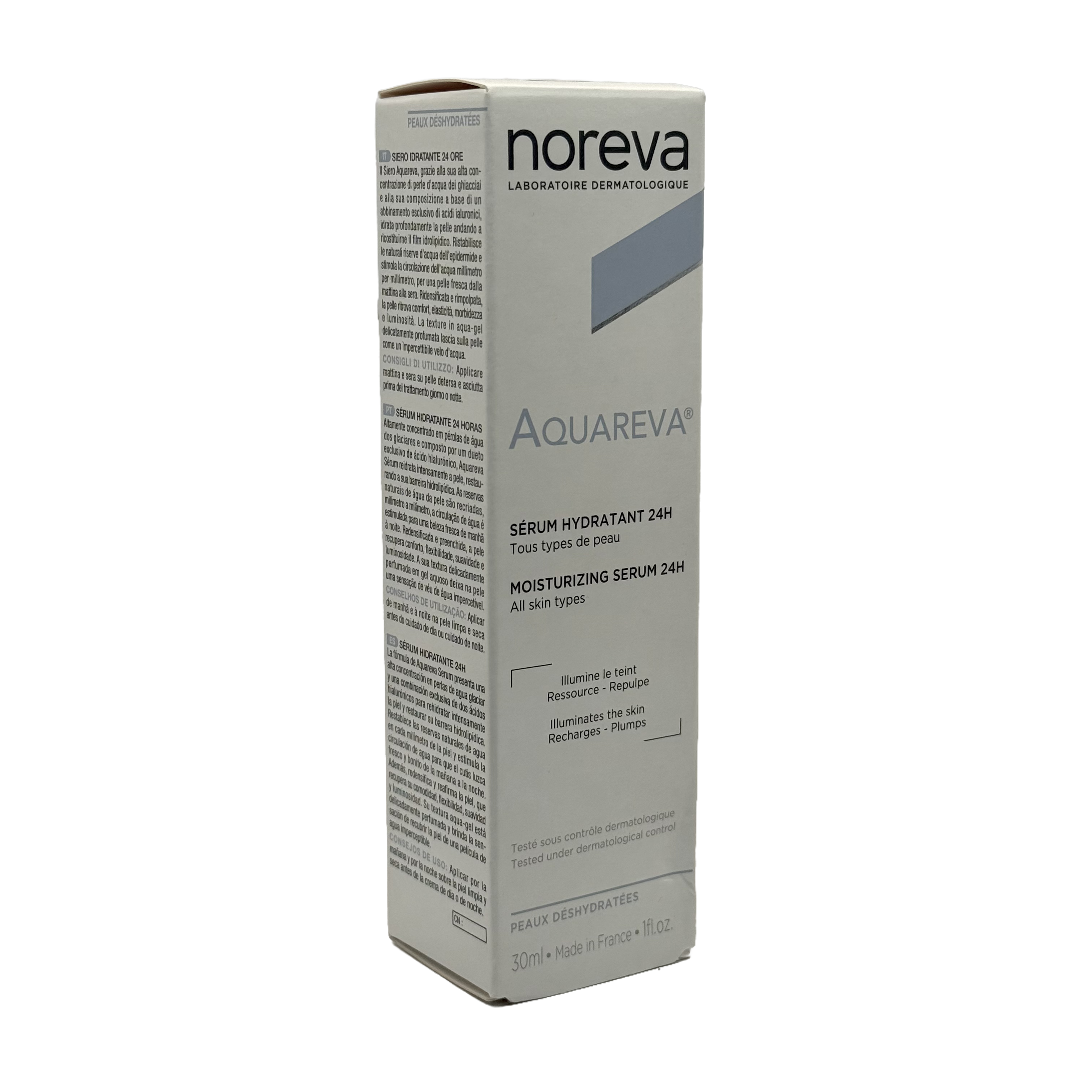 Noreva AQUAREVA 24-Hour Moisturising Serum 30 ml - نوريفا أكواريفا سيروم ترطيب 24 ساعة 30 مل