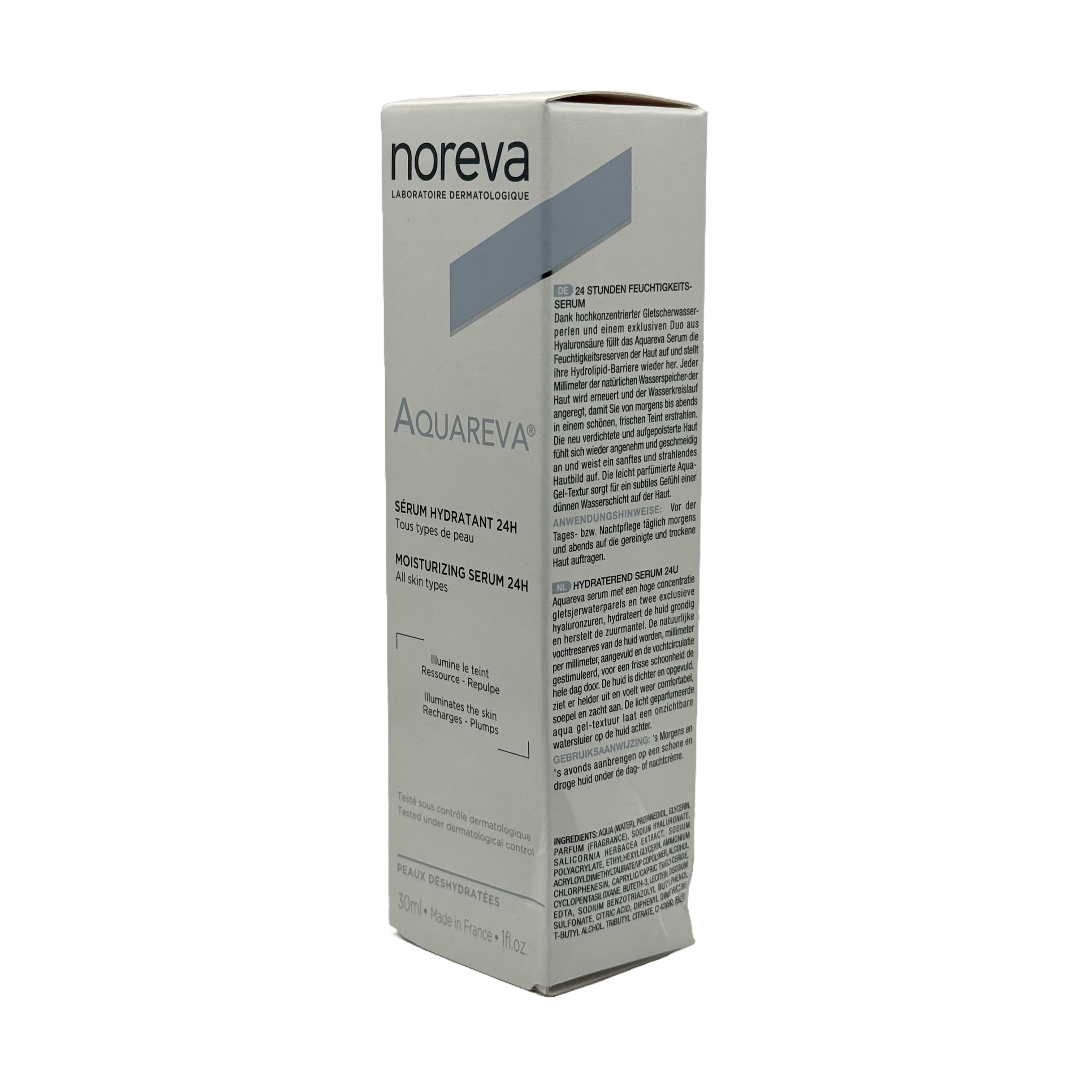 Noreva AQUAREVA 24-Hour Moisturising Serum 30 ml - نوريفا أكواريفا سيروم ترطيب 24 ساعة 30 مل