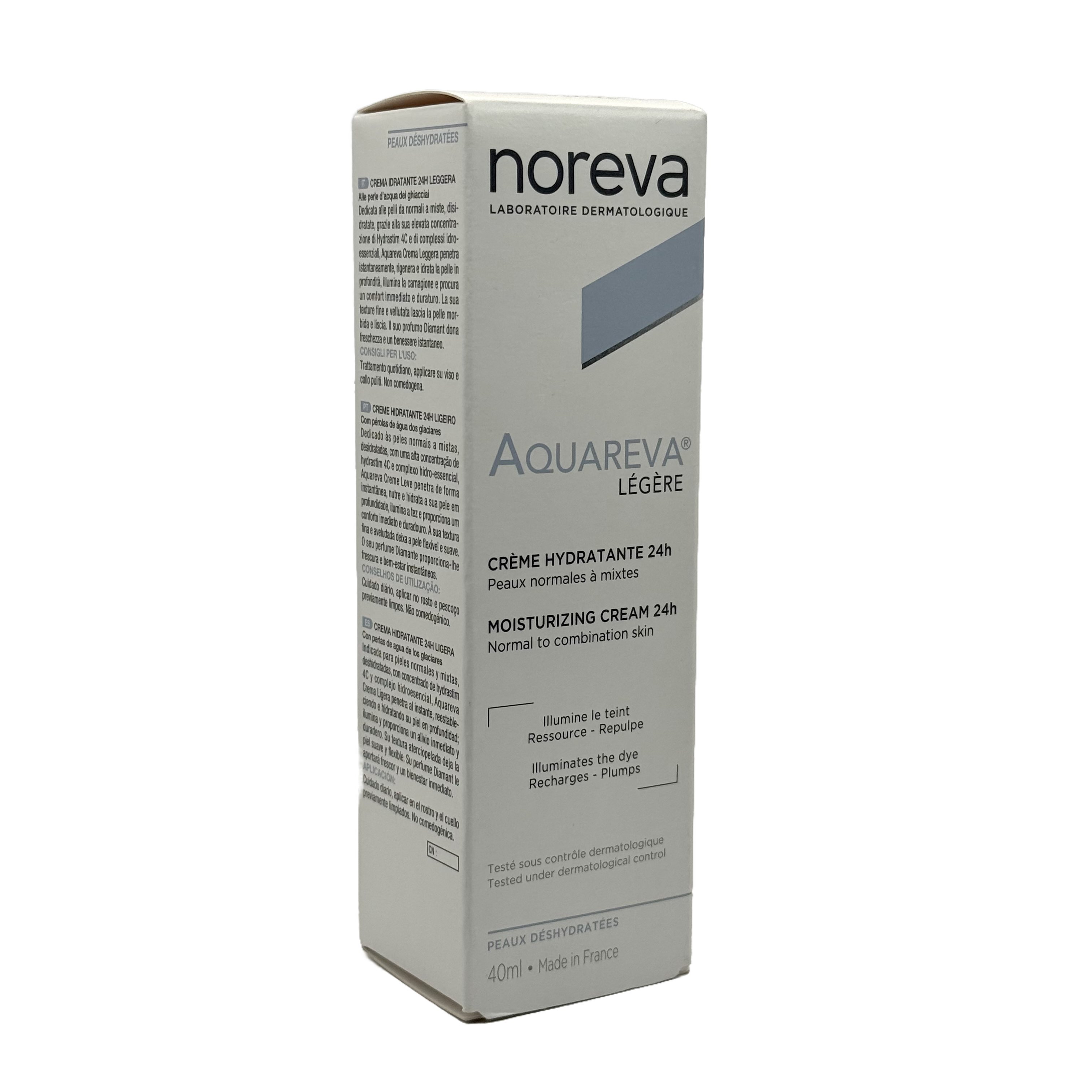 Noreva AQUAREVA Light 24-hour Moisturising Cream 40 ml - نوريفا أكواريفا لايت كريم ترطيب 24 ساعة 40 مل