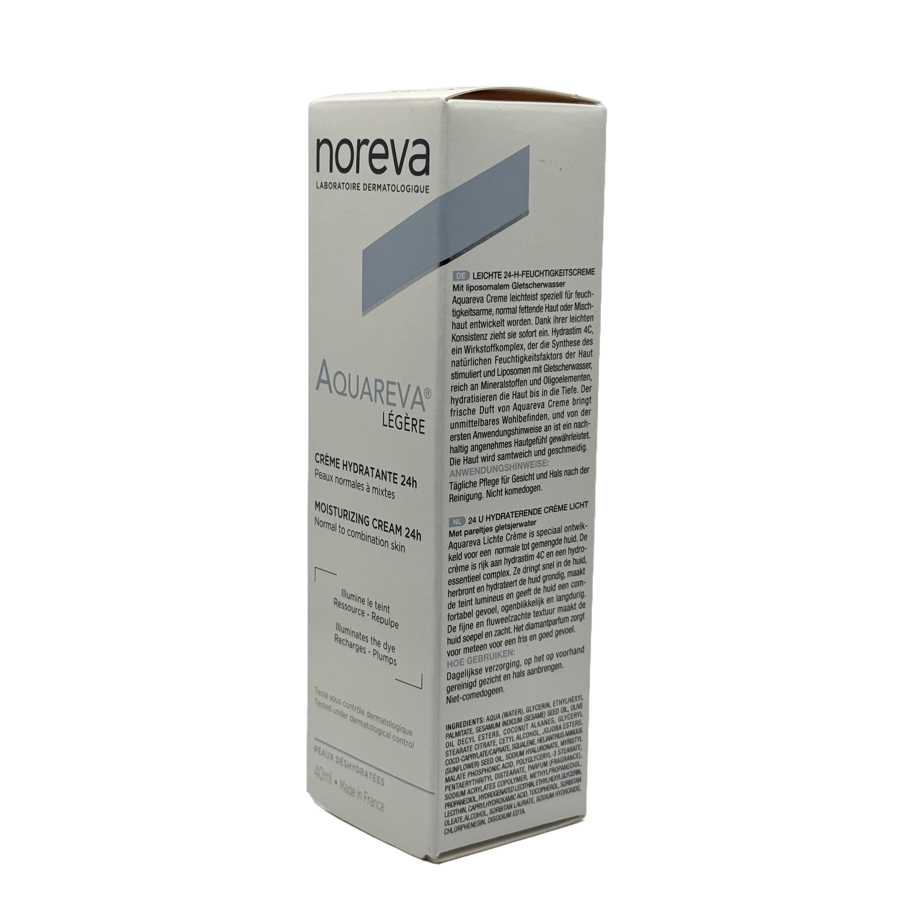 Noreva AQUAREVA Light 24-hour Moisturising Cream 40 ml - نوريفا أكواريفا لايت كريم ترطيب 24 ساعة 40 مل