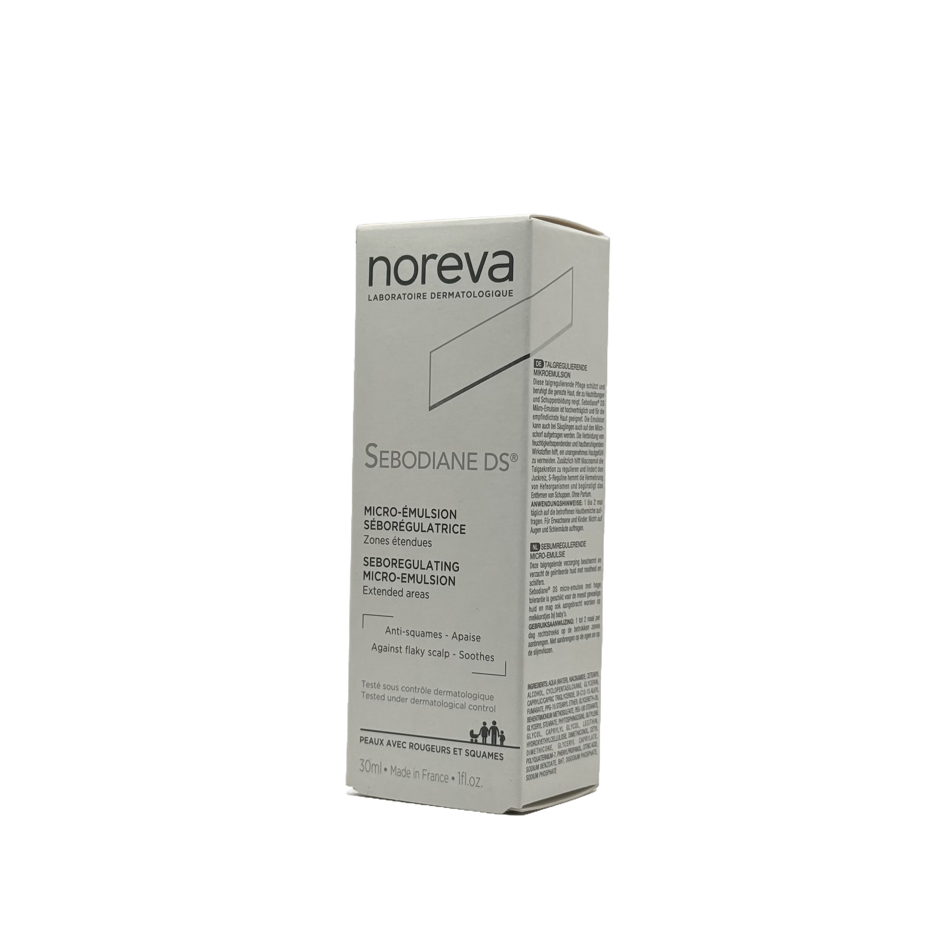 Noreva Sebodiane DS Seboregulating Micro-Emulsion 30 ml - نوريفا سيبوديان دي اس مستحلب منظم لإفراز الدهون 30 مل