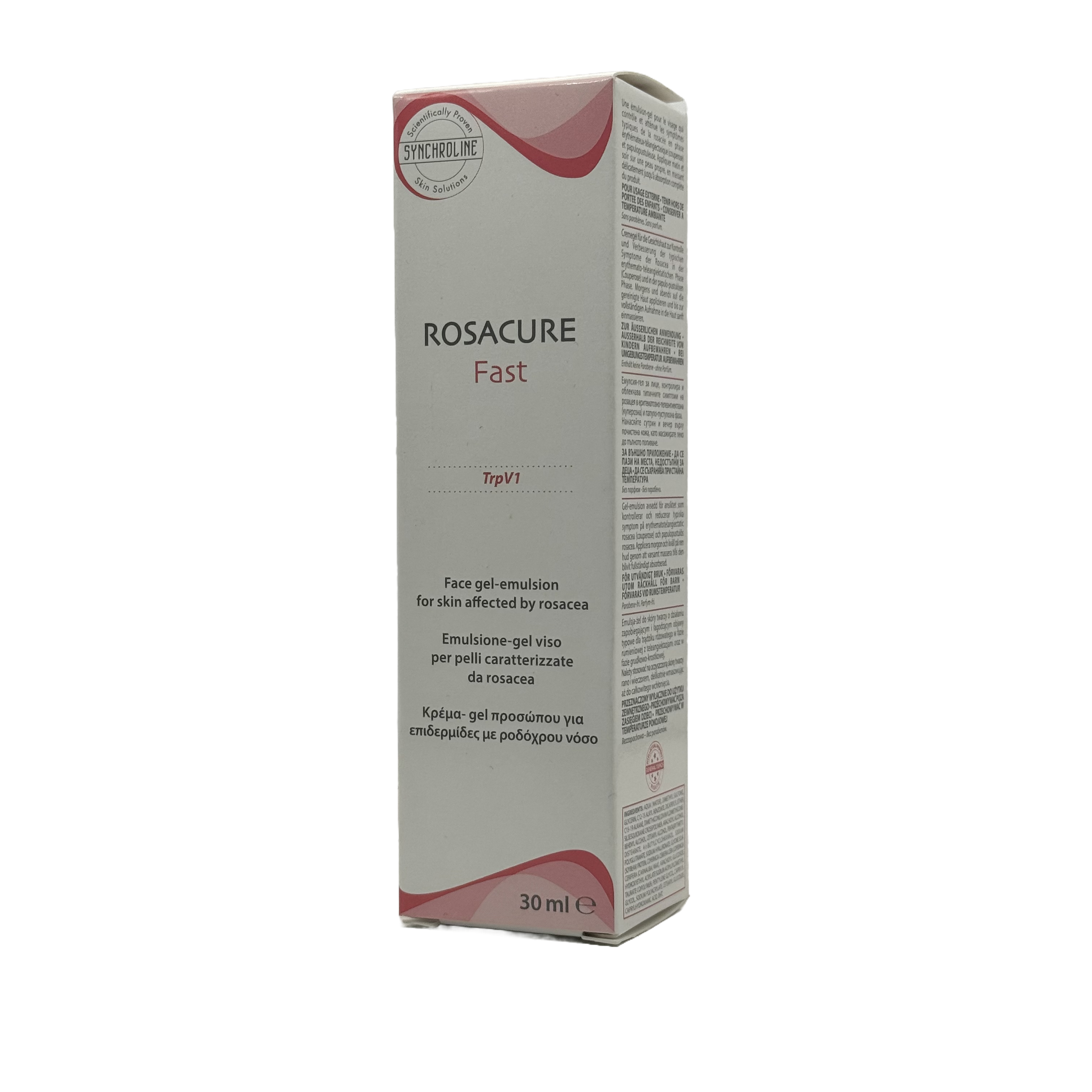 Synchroline Rosacure Fast Face Gel-Emulsion - سينكرو لاين روزاكير فاست جل مستحلب للوجه