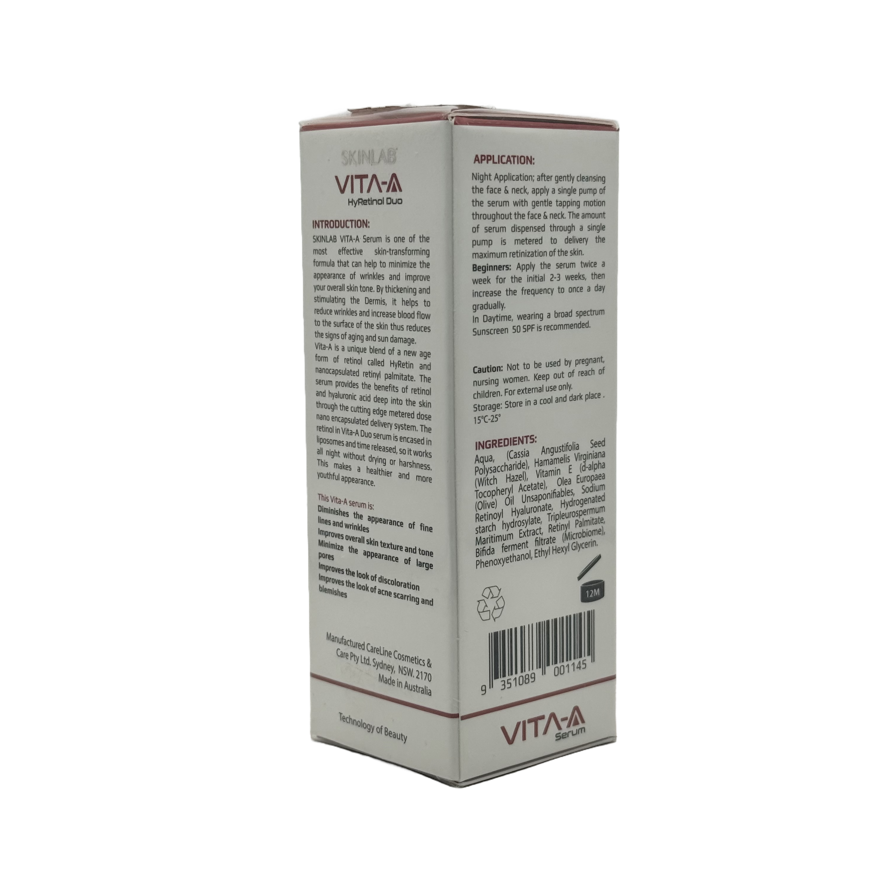 Skinlab Vita-A Retinol Serum 30 ml - سكن لاب فيتا ايه سيروم الريتينول 30 مل