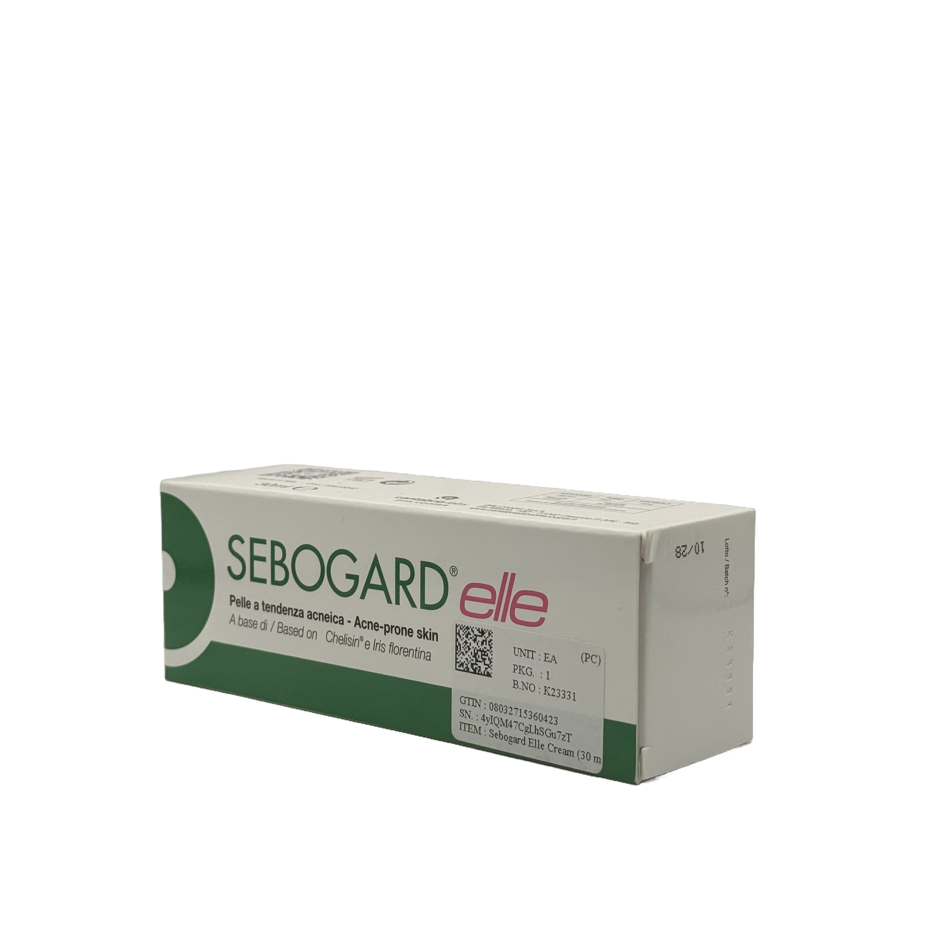 Difa Cooper Sebogard Elle Acne Treatment Cream 30 ml - ديفا كوبر سيبوغارد إل كريم علاجي لحب الشباب للنساء 30 مل