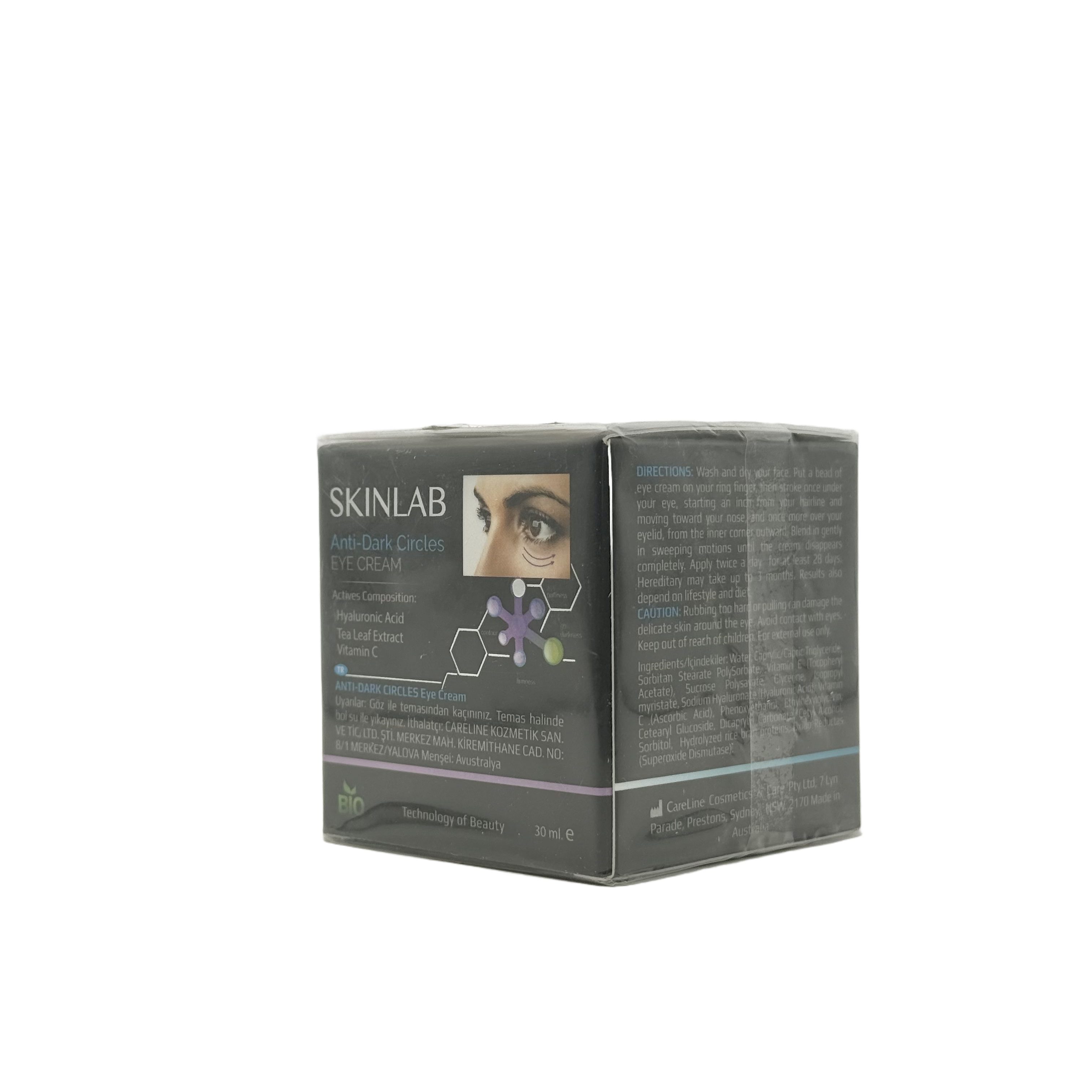 Skinlab Anti Dark Circles Eye Cream 30 ml - سكن لاب كريم مضاد للهالات السوداء حول العين 30 مل