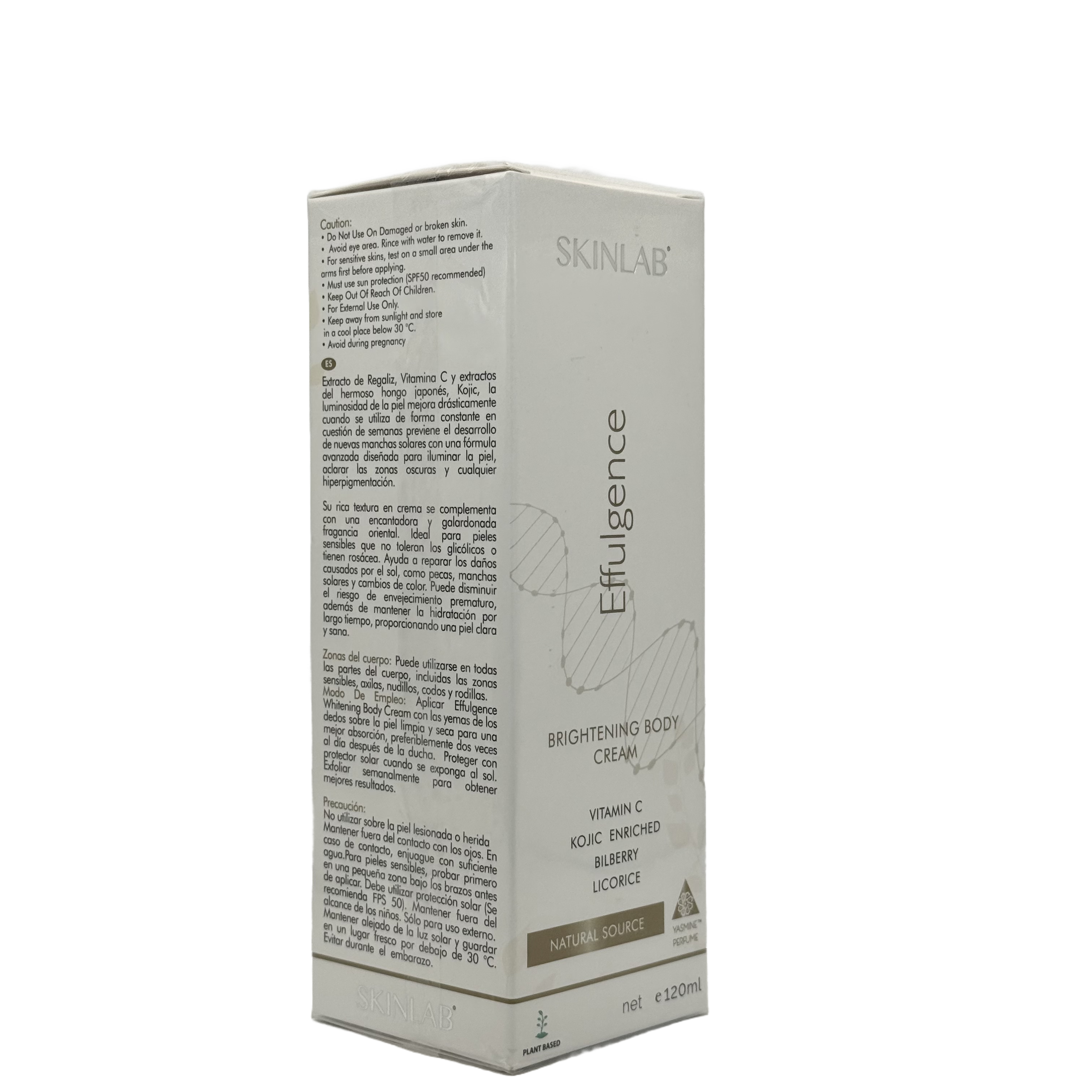 Skinlab Effulgence Whitening Body Cream 120ml - سكين لاب إيفلجينس كريم تفتيح للجسم 120 مل