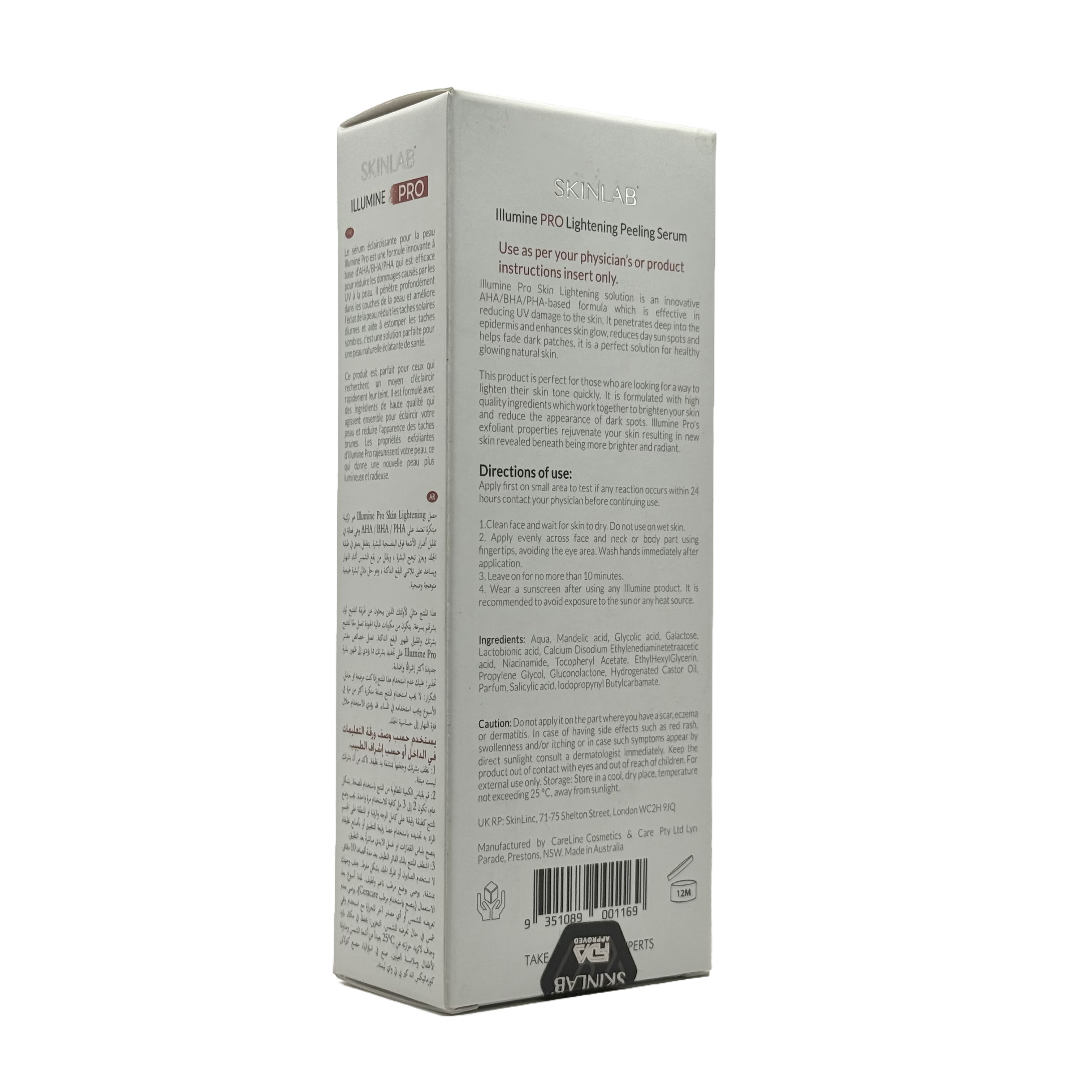 Skinlab Illumine Pro Peeling Serum 50ml - سكين لاب إلومين برو سيروم التقشير 50 مل