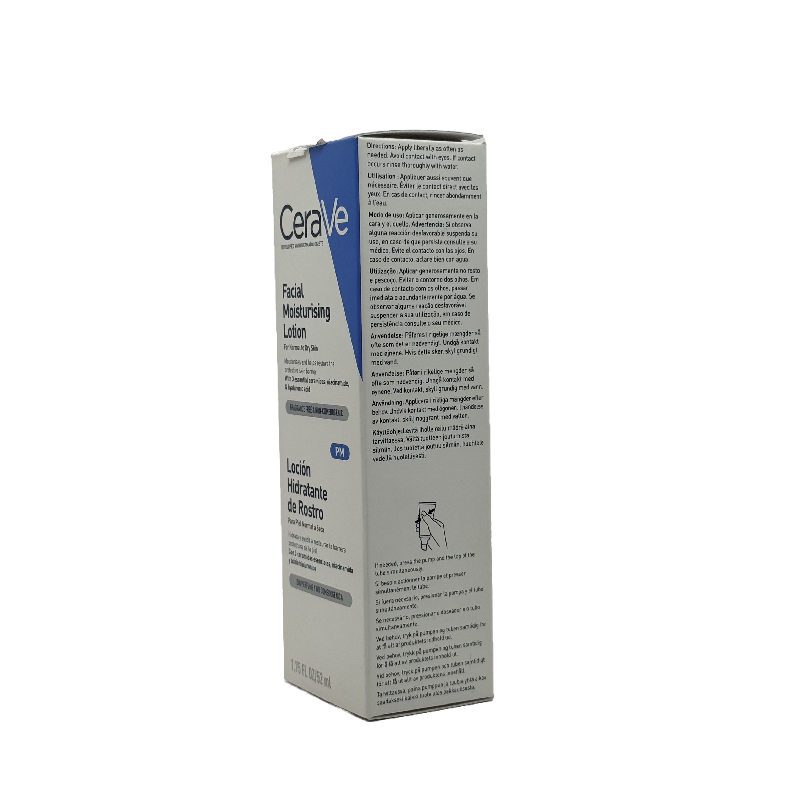 CeraVe PM Facial Moisturising Lotion 52ml - سيرافي لوشن مرطب للوجه ليلي 52 مل