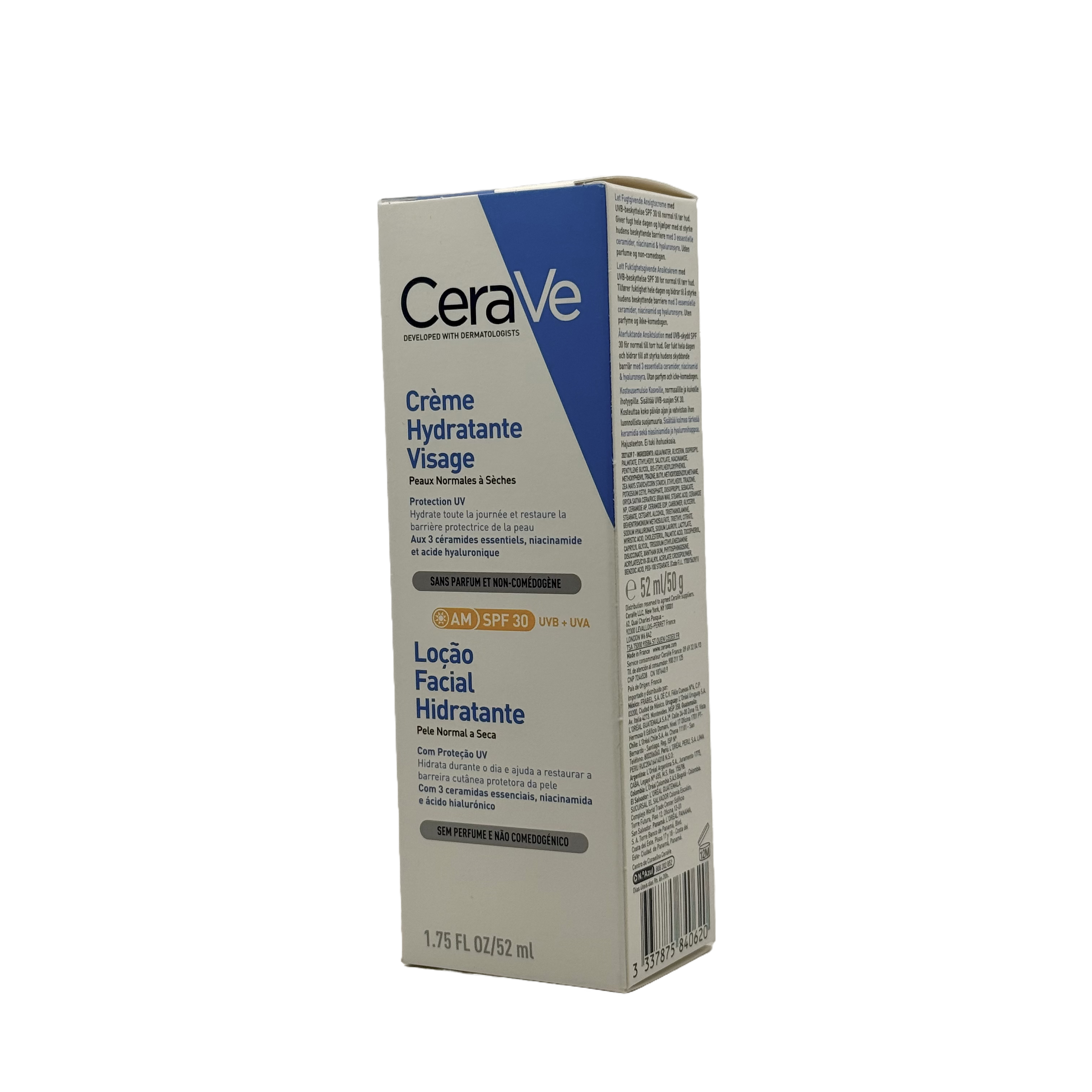 CeraVe AM Facial Moisturizing Lotion SPF 30 52ml - سيرافي لوشن مرطب للوجه صباحي SPF 30 حجم 52 مل