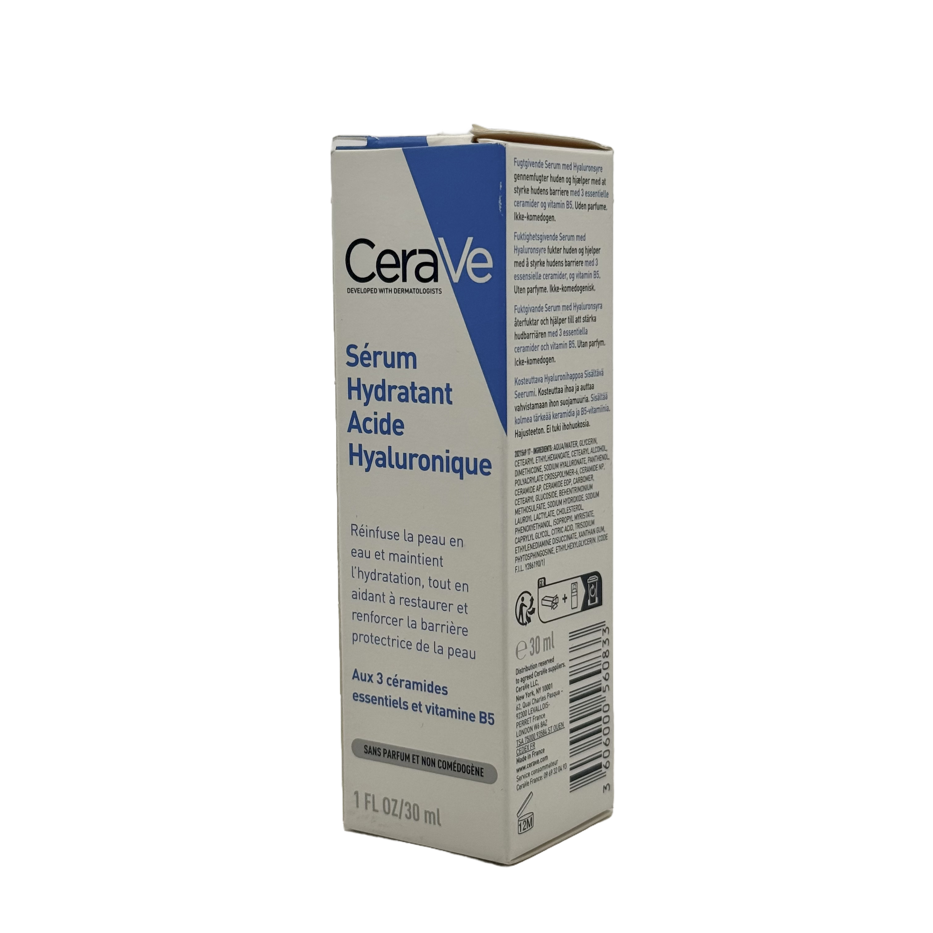 CeraVe Hydrating Hyaluronic Acid Serum 30ml - سيرافي سيروم حمض الهيالورونيك المرطب 30 مل