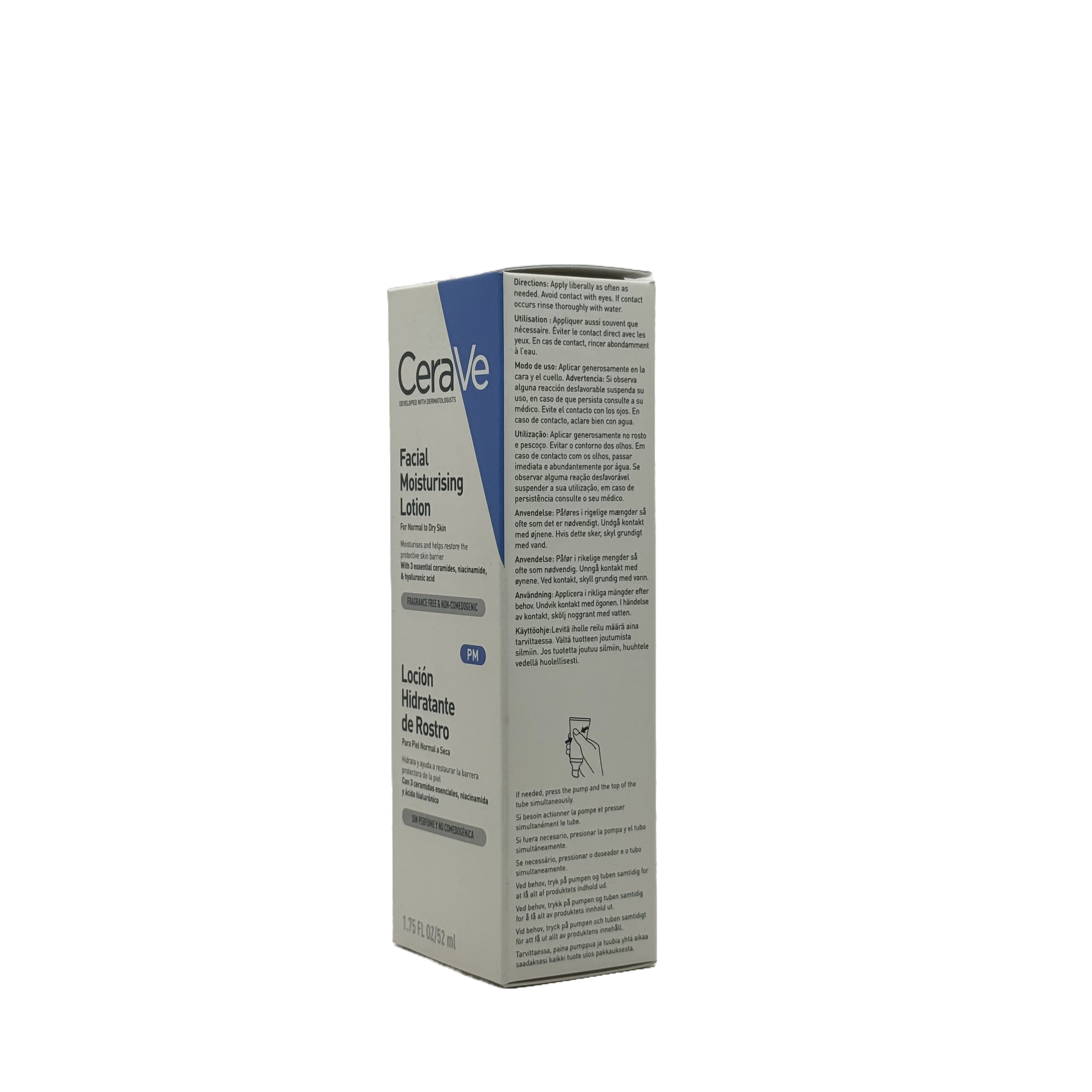 CeraVe Facial Moisturising Lotion PM 52ml - سيرافي لوشن ترطيب الوجه الليلي 52 مل