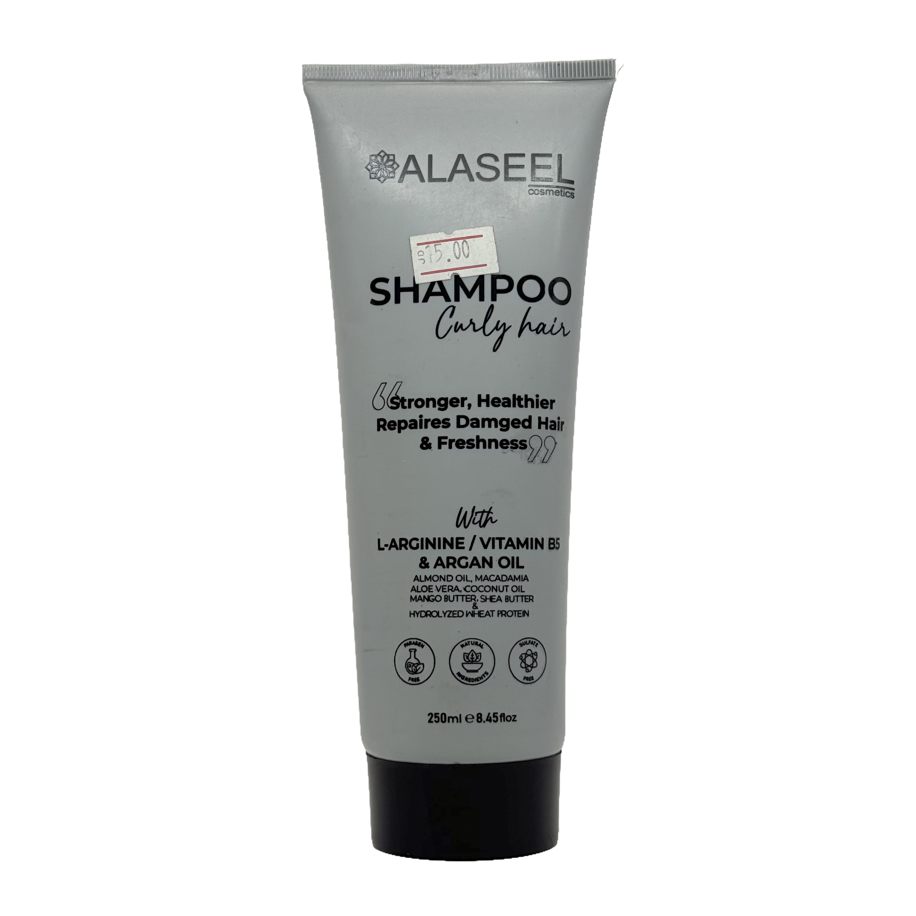 Al Aseel Curly Hair Shampoo 250ml - الأصيل شامبو الشعر المجعد 250 مل