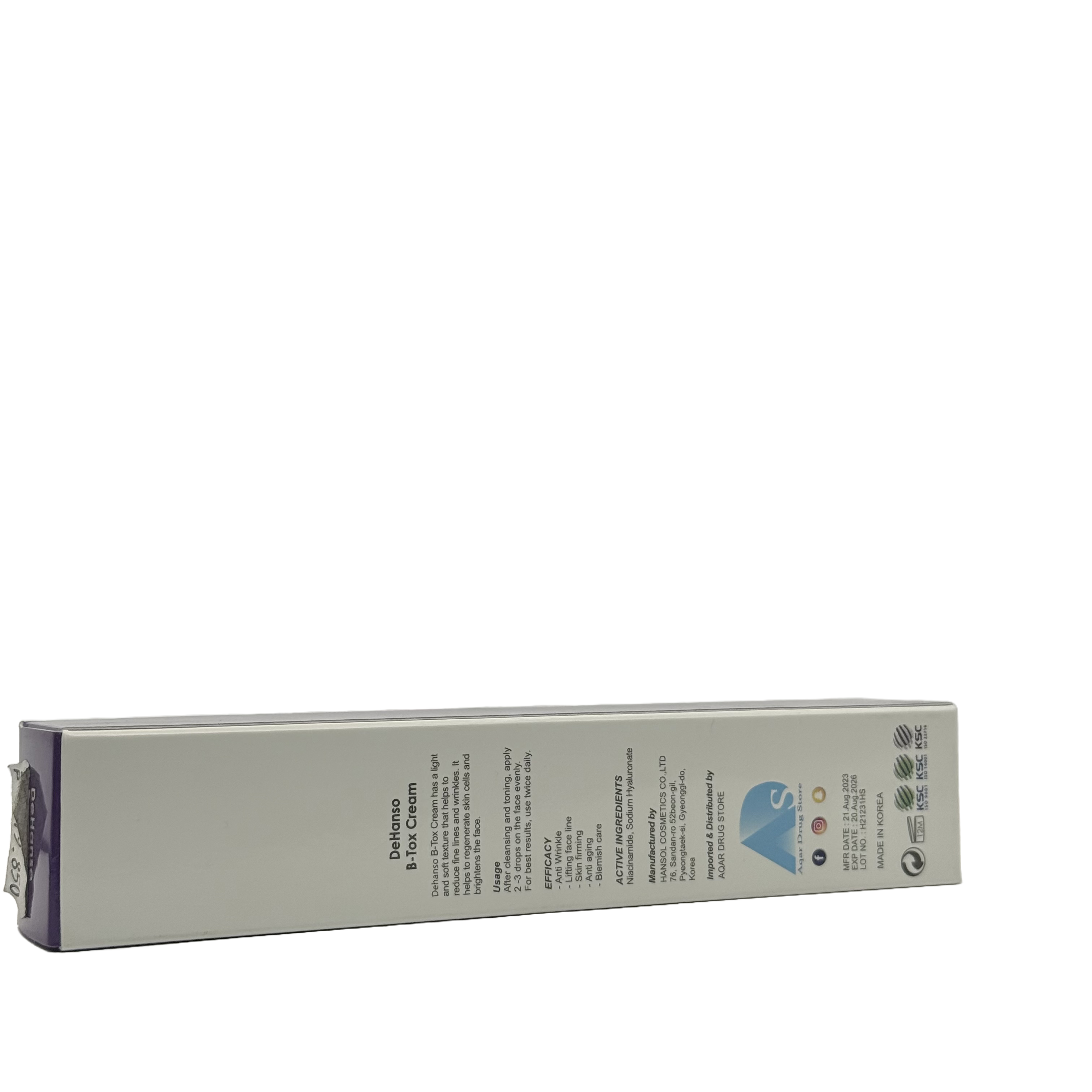 DeHanso B-Tox Cream 40ml - ديهانسو كريم بي توكس 40 مل