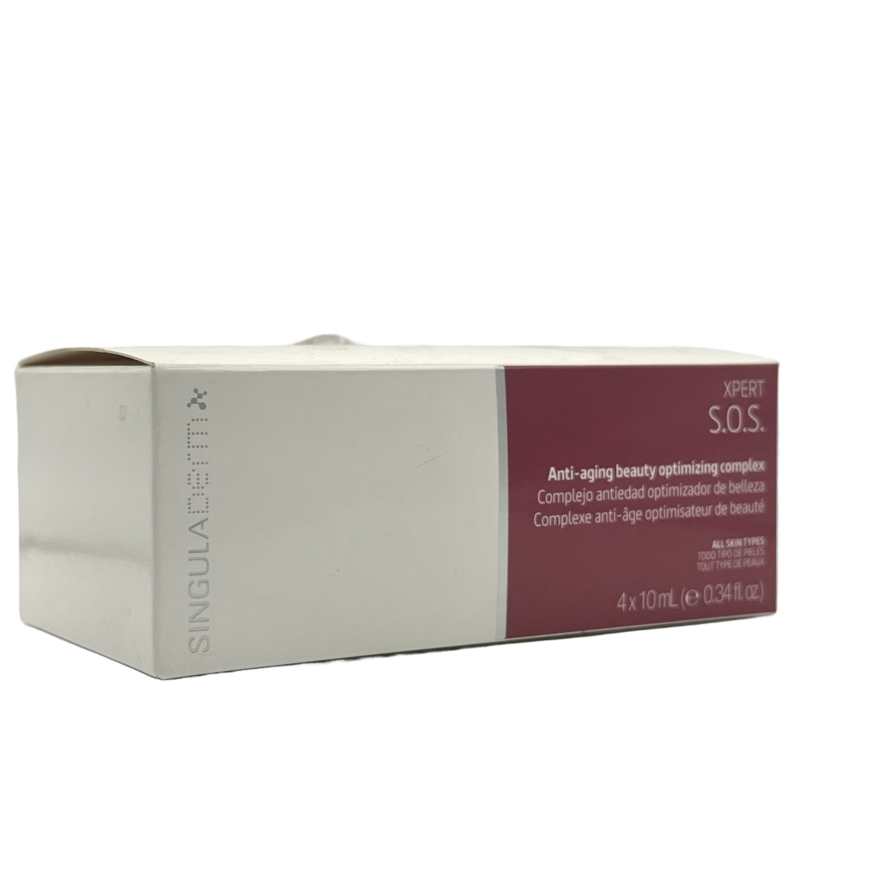 Singuladerm Xpert SOS Anti Aging Serum 10ml 4 Pcs   -   سينغولاديرم إكسبرت إس أو إس سيروم مضاد للتجاعيد 10 مل 4 عبوات