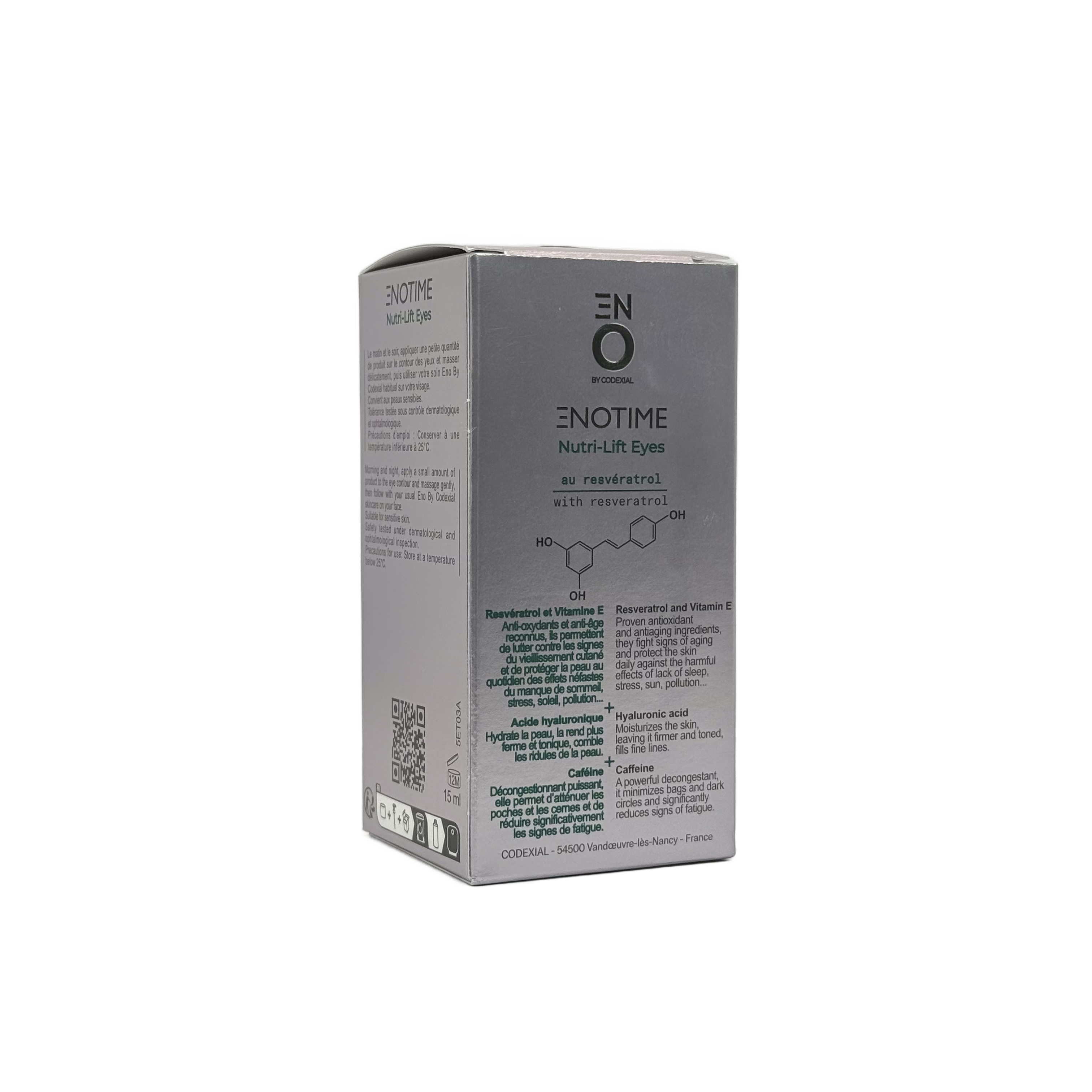 Codexial Enotime Nutri-Lift Eye Cream 15ml - كوديكسيال اينوتايم نوتري ليفت كريم محيط العين 15 مل
