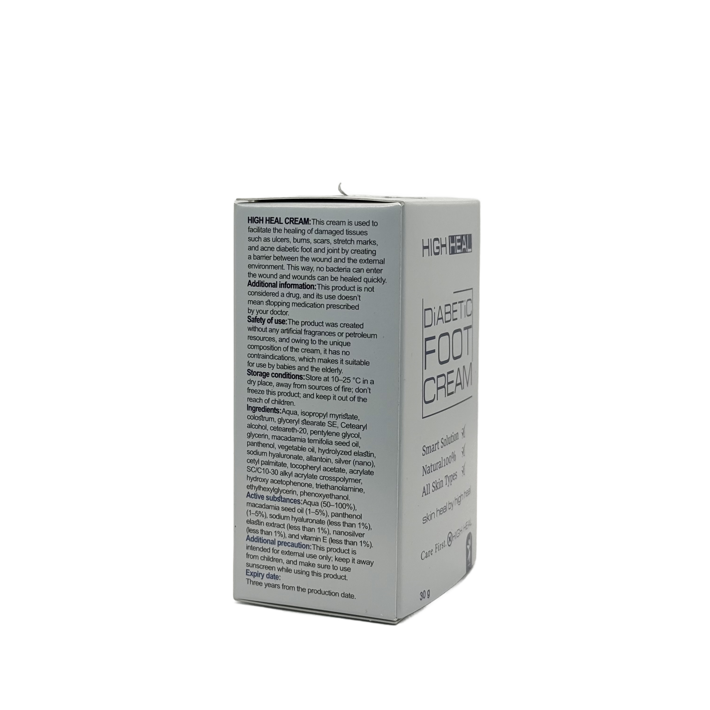 High Heal Diabetic Foot Cream 30g - هاي هيل كريم القدم السكري 30 غ