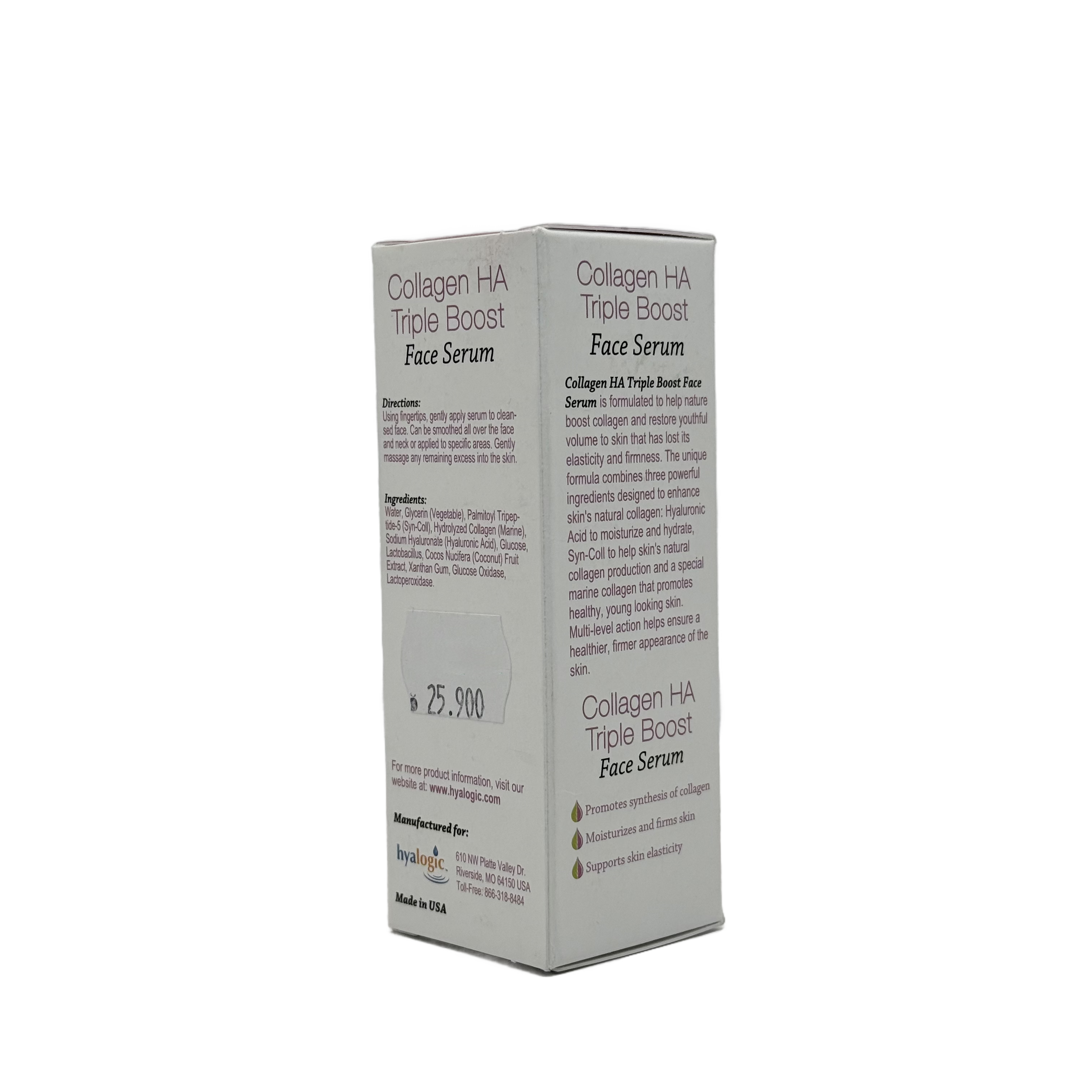 Hyalogic Collagen HA Triple Boost Serum 13.5ml - هايالوغيك كولاجين اتش ايه تربل بوست سيروم 13.5 مل