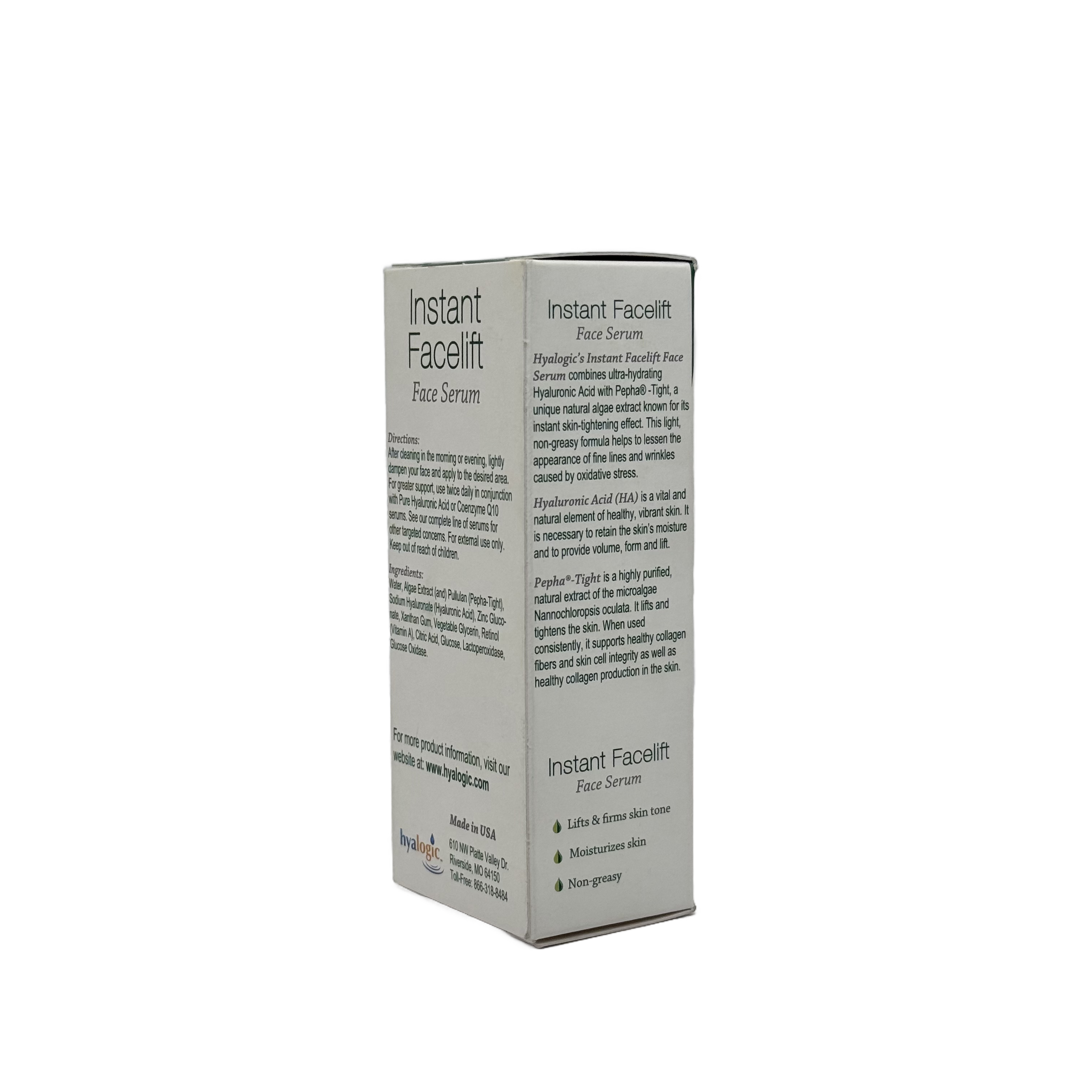 Hyalogic Instant Facelift Serum 30ml - هايالوغيك سيروم شد وترطيب البشرة 30 مل