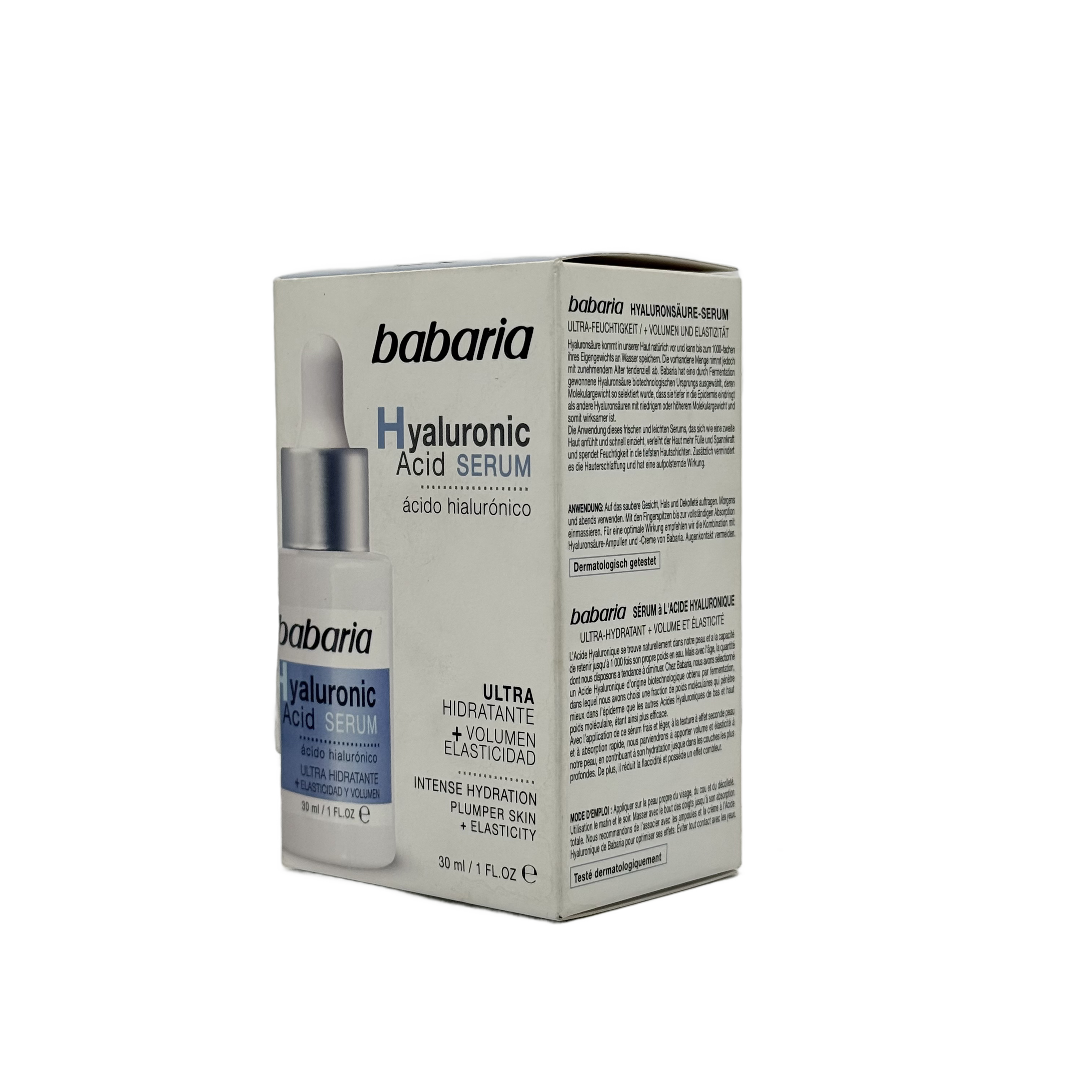 Babaria Face Serum Hyaluronic Acid 30ml - باباريا سيروم حمض الهيالورونيك للوجه 30 مل
