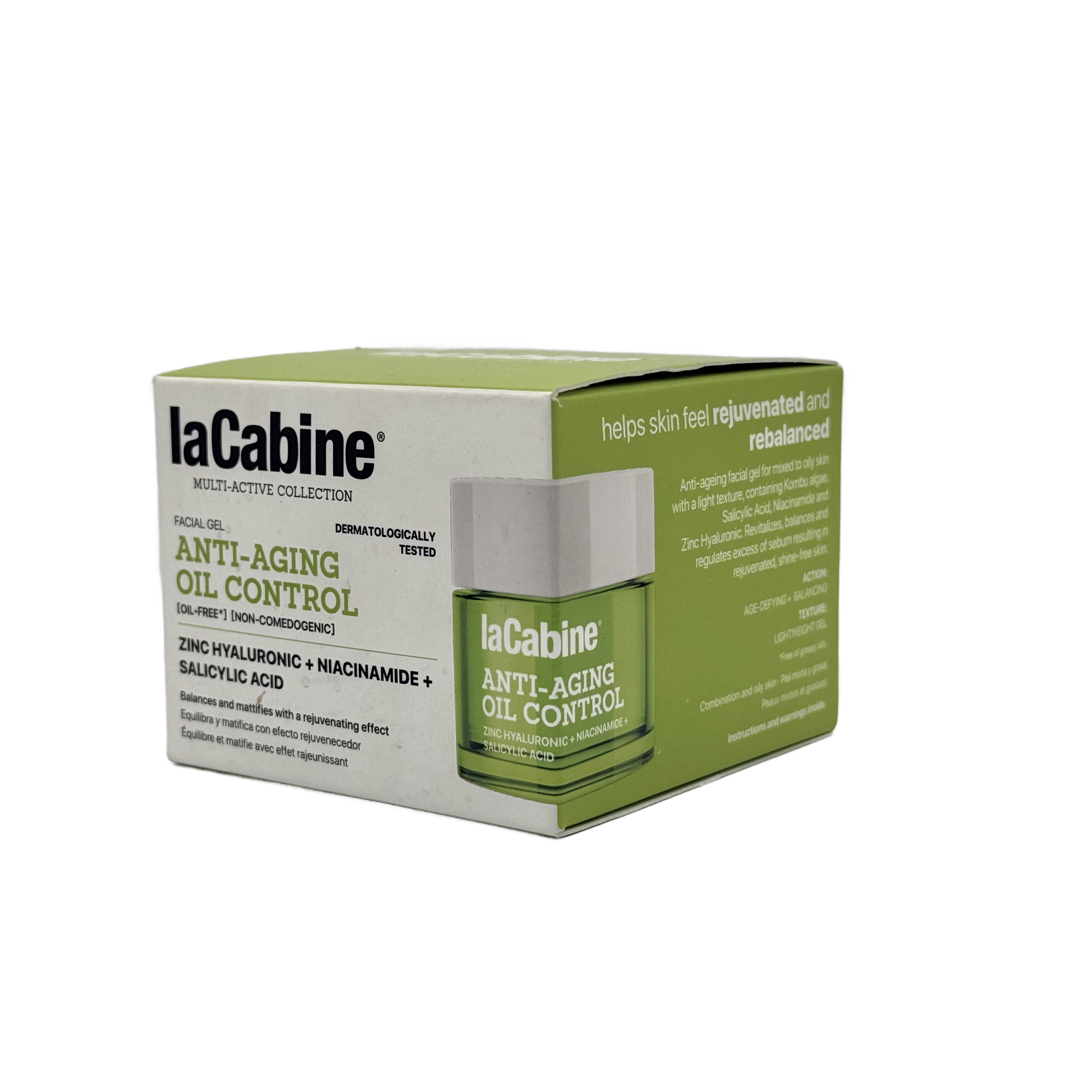 LaCabine Anti Aging Oil Control Gel 50ml - لاكابين جل مضاد للشيخوخة للتحكم بالدهون 50 مل