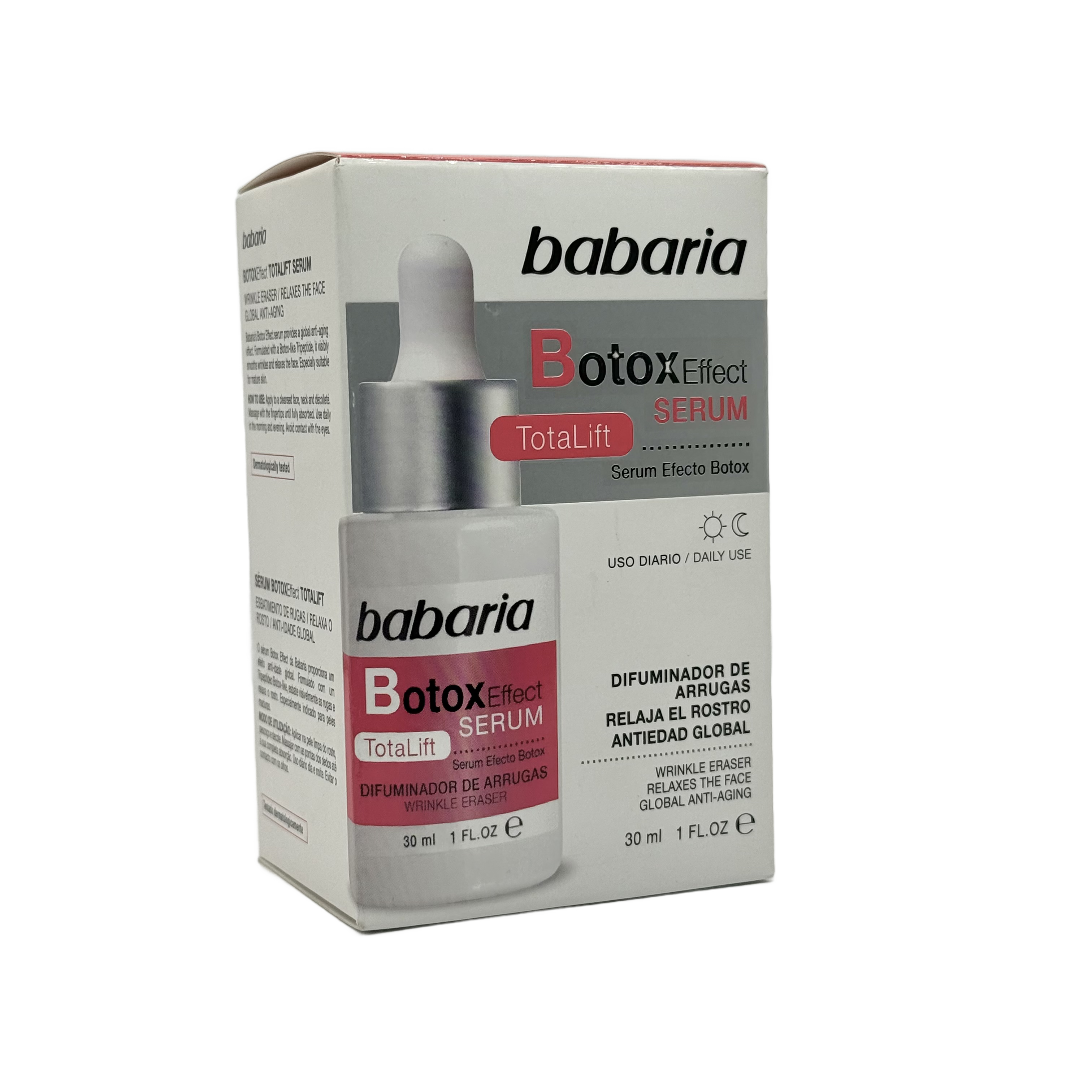 Babaria Botox Effect Total Lift Serum 30ml - باباريا سيروم تأثير البوتوكس للشد وملء الخطوط 30 مل