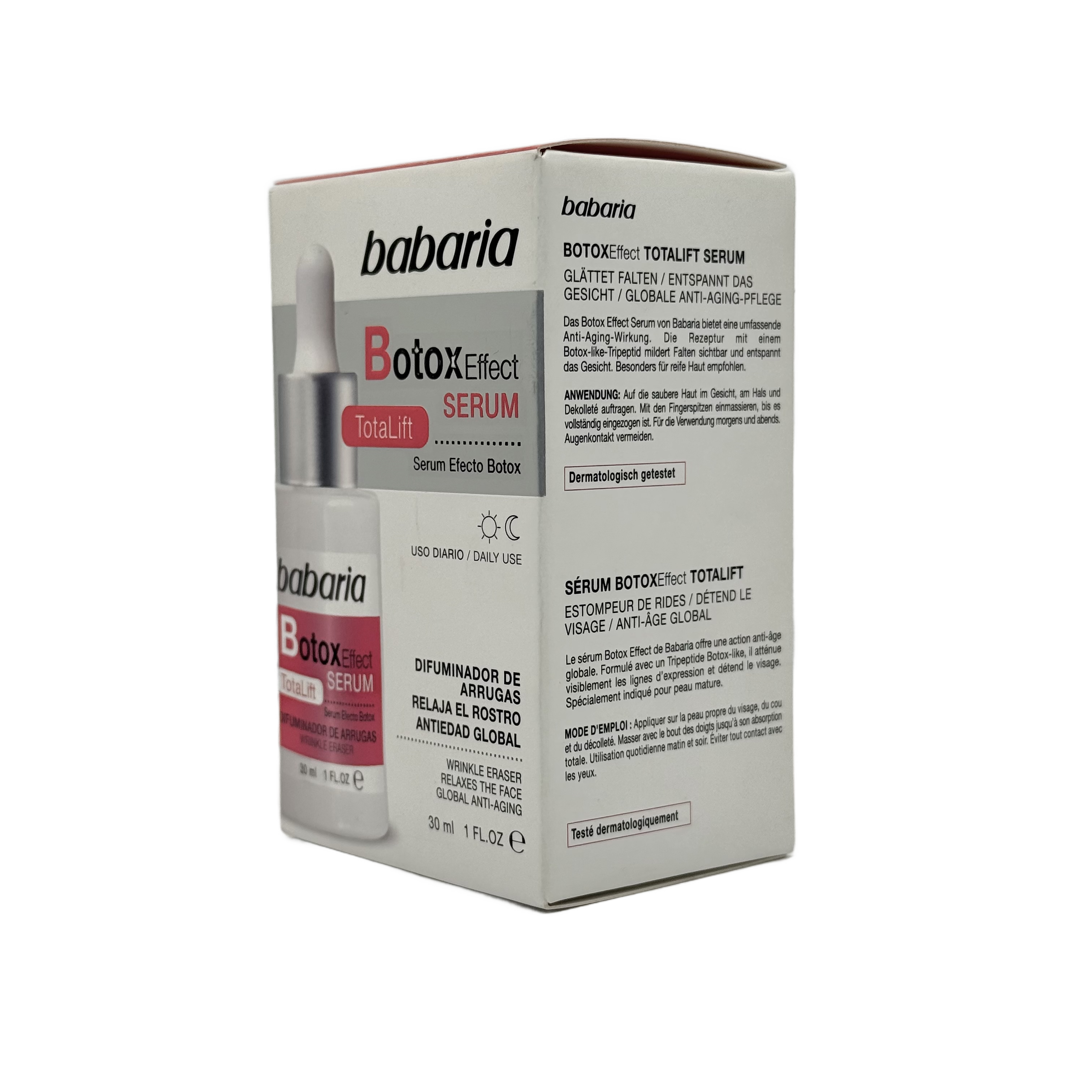 Babaria Botox Effect Total Lift Serum 30ml - باباريا سيروم تأثير البوتوكس للشد وملء الخطوط 30 مل