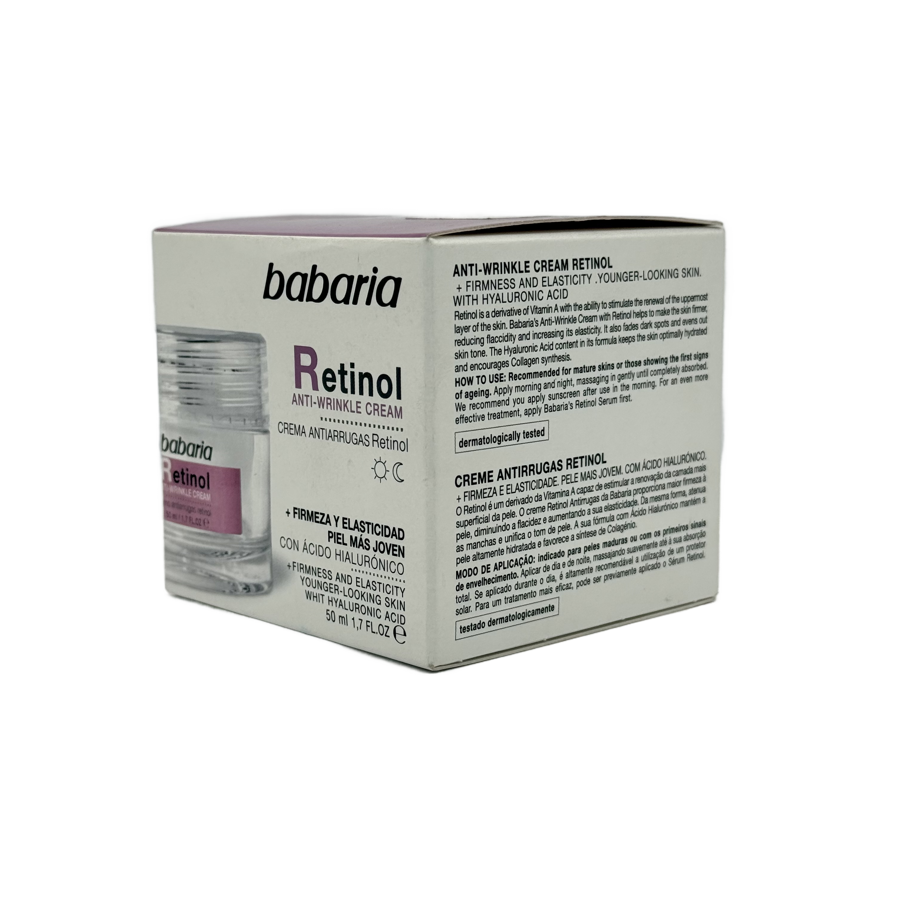 Babaria Retinol Anti Wrinkle Face Cream 50ml - باباريا كريم ريتينول مضاد للتجاعيد للوجه 50 مل