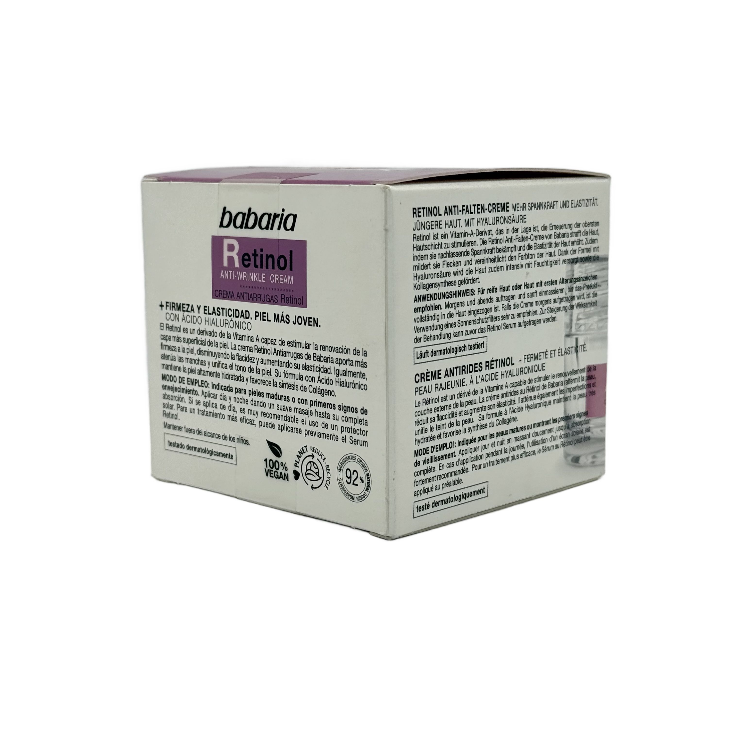 Babaria Retinol Anti Wrinkle Face Cream 50ml - باباريا كريم ريتينول مضاد للتجاعيد للوجه 50 مل