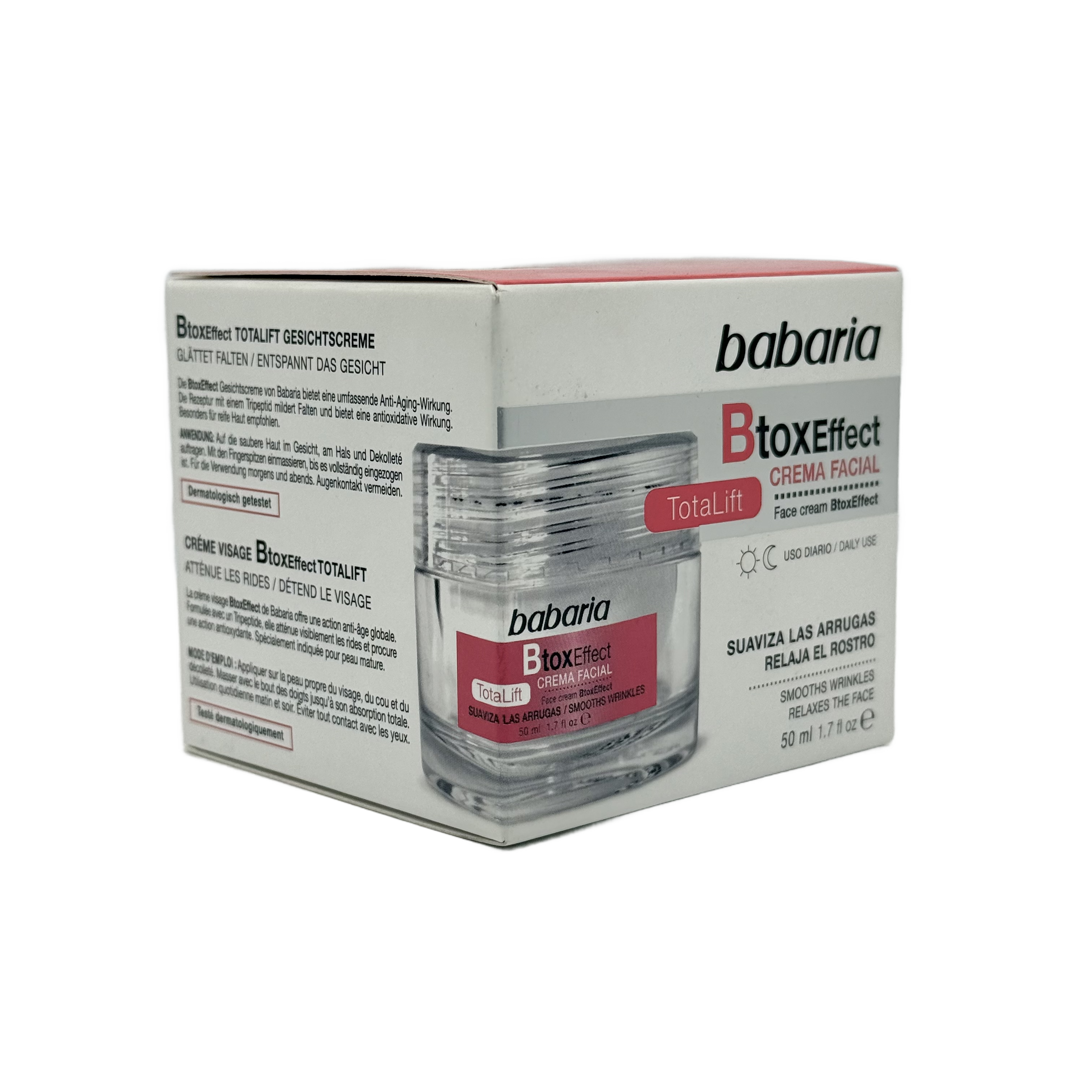 Babaria Botox Effect Total Lift Cream 50ml - باباريا كريم تأثير البوتوكس للشد وملء الخطوط 50 مل