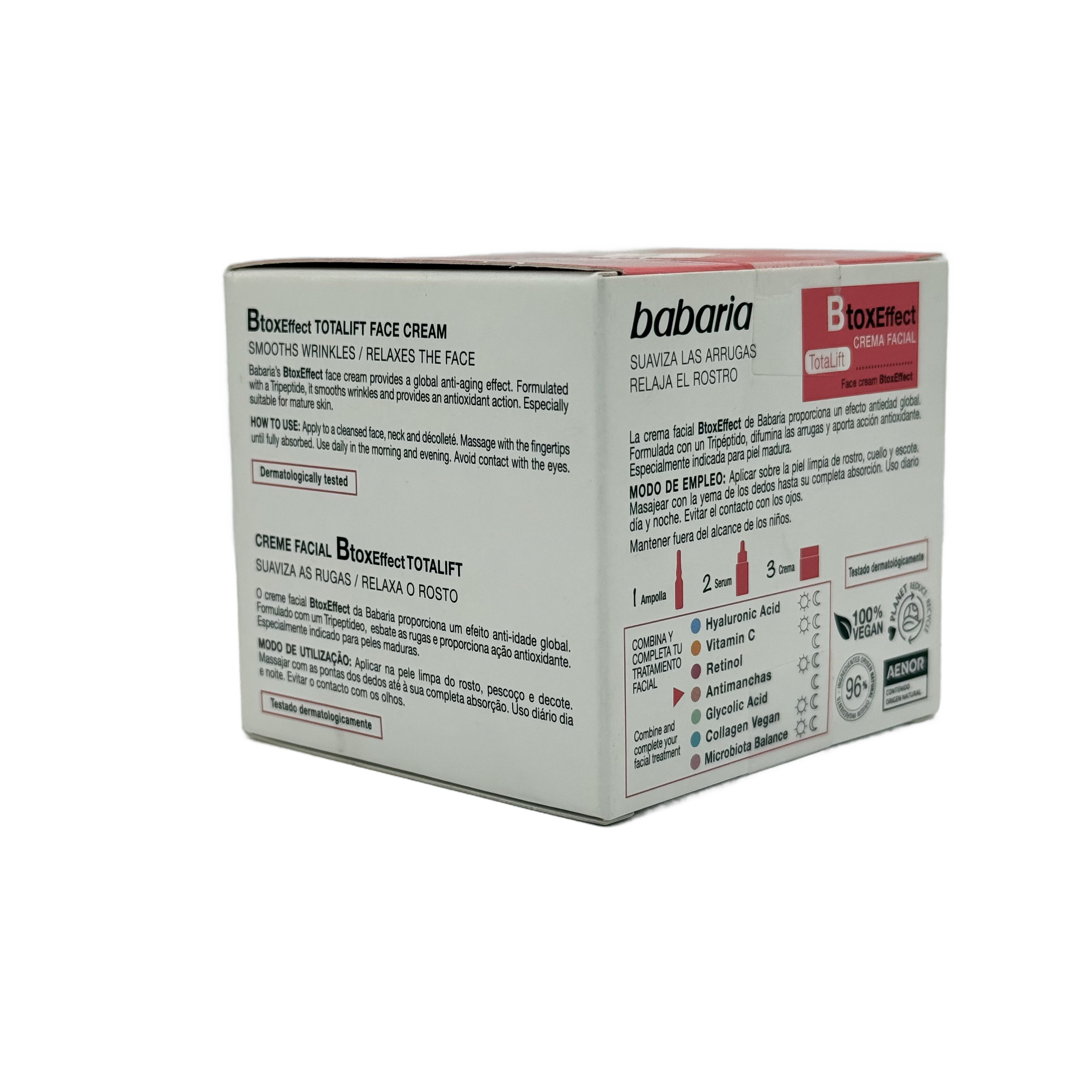 Babaria Botox Effect Total Lift Cream 50ml - باباريا كريم تأثير البوتوكس للشد وملء الخطوط 50 مل
