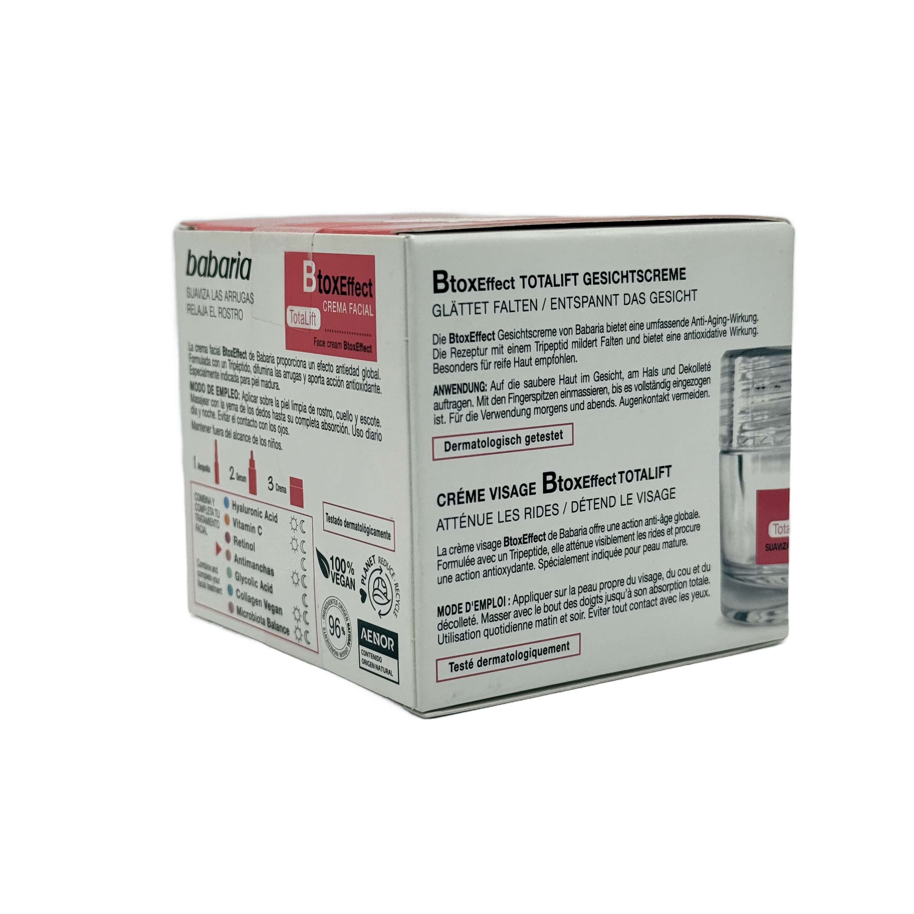 Babaria Botox Effect Total Lift Cream 50ml - باباريا كريم تأثير البوتوكس للشد وملء الخطوط 50 مل