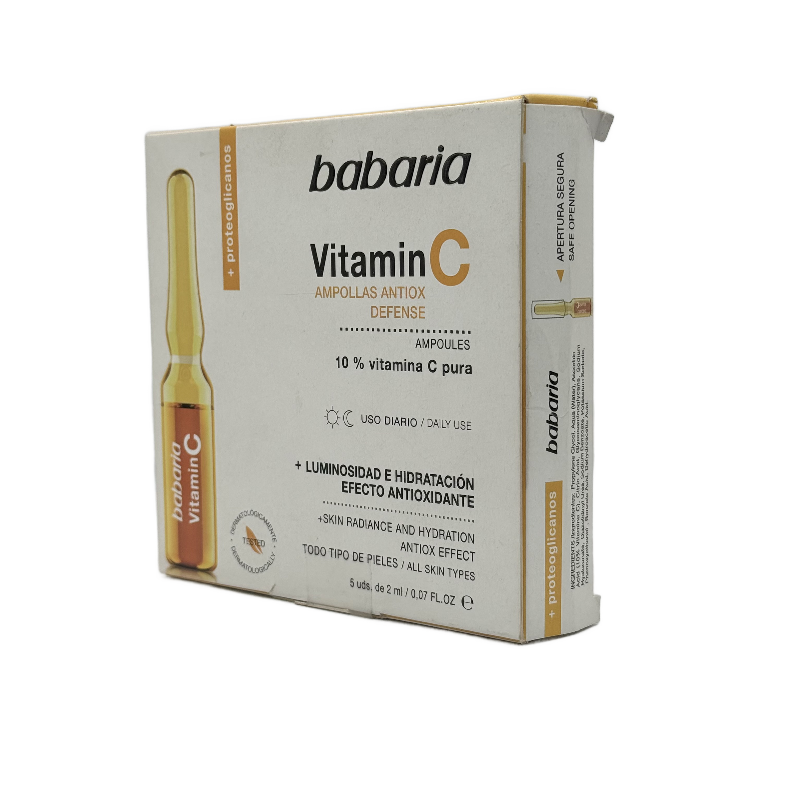 Babaria Vitamin C Ampoules 5x2ml - باباريا أمبولات فيتامين سي 5×2 مل