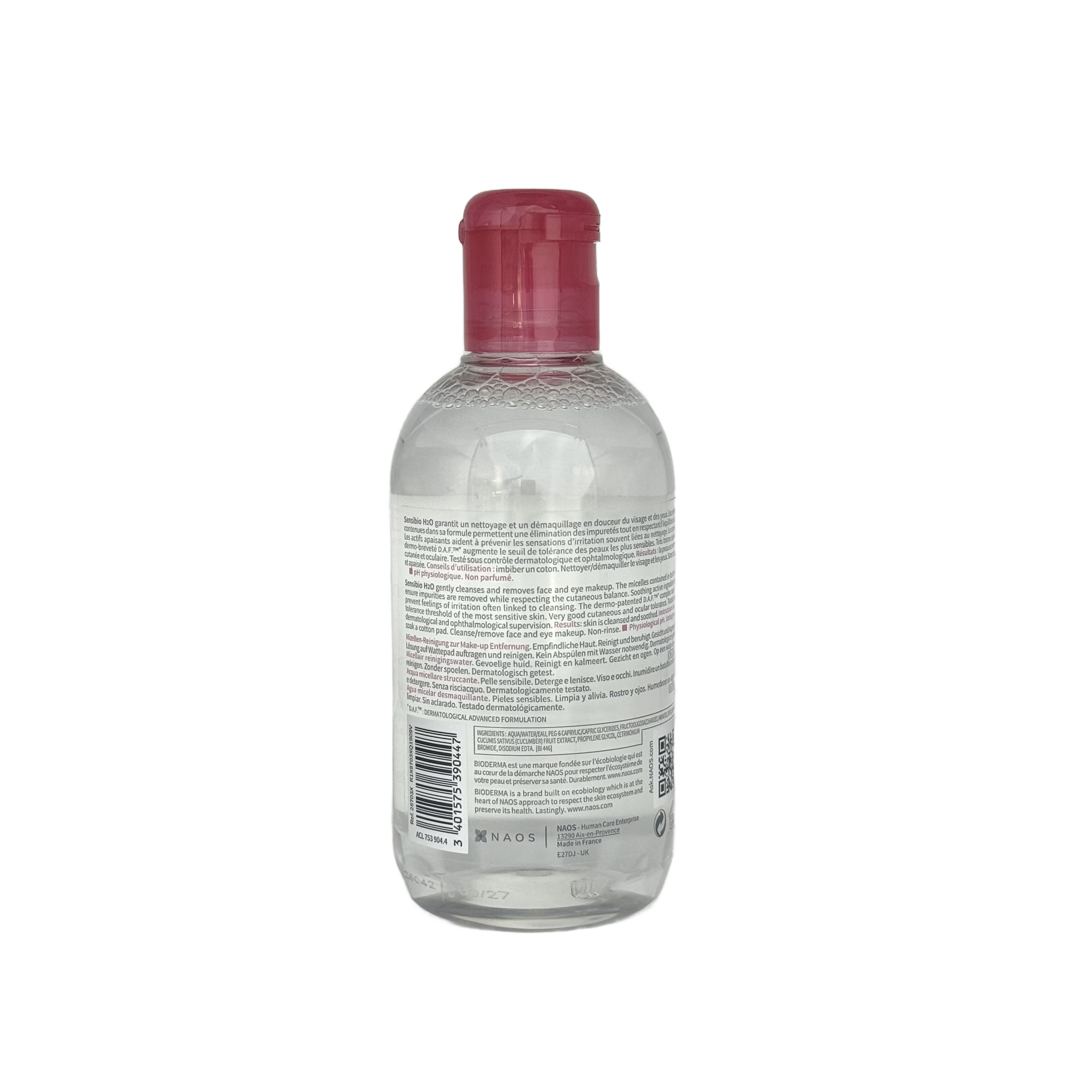Bioderma SENSIBIO H2O 250ml - بيوديرما سينسيبيو اتش تو او 250 مل