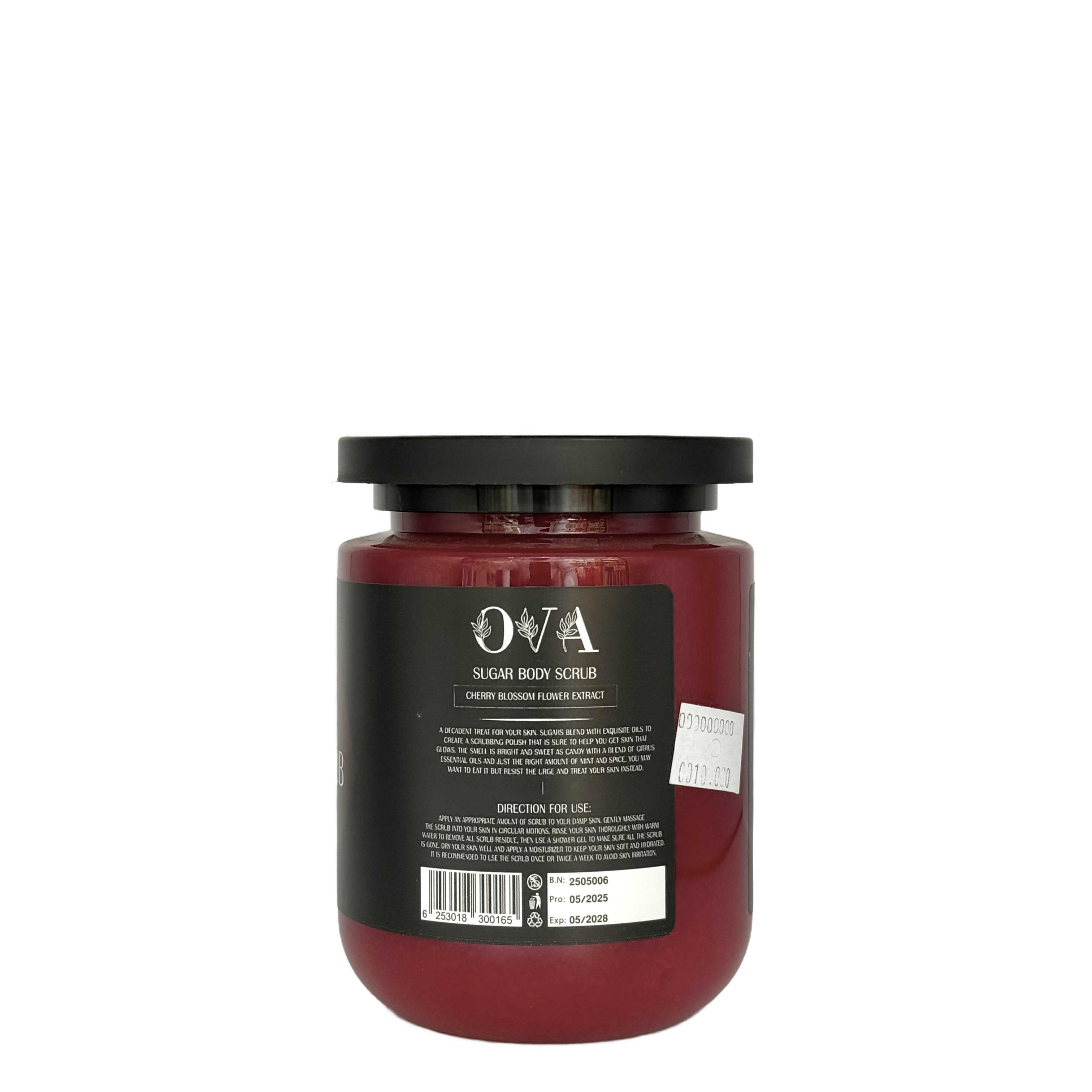 Ova Sugar Body Scrub 500ml - أوفا مقشر جسم بالسكر 500 مل