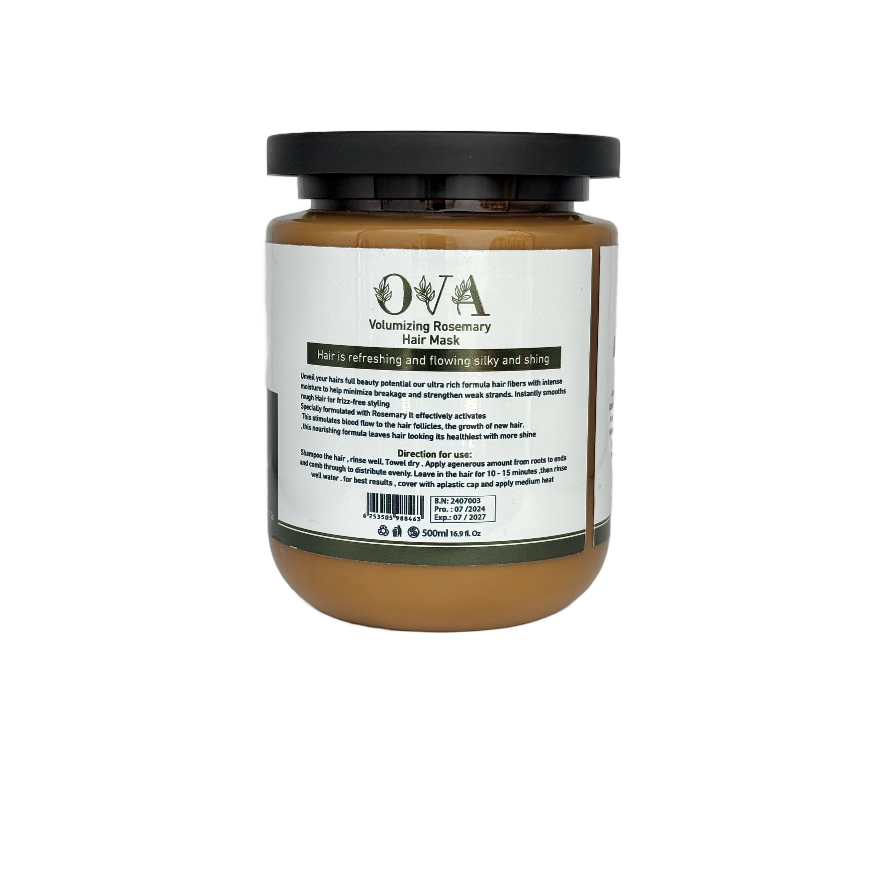 Ova Rosemary Hair Mask 500 ML - أوفا ماسك الشعر بإكليل الجبل 500 مل