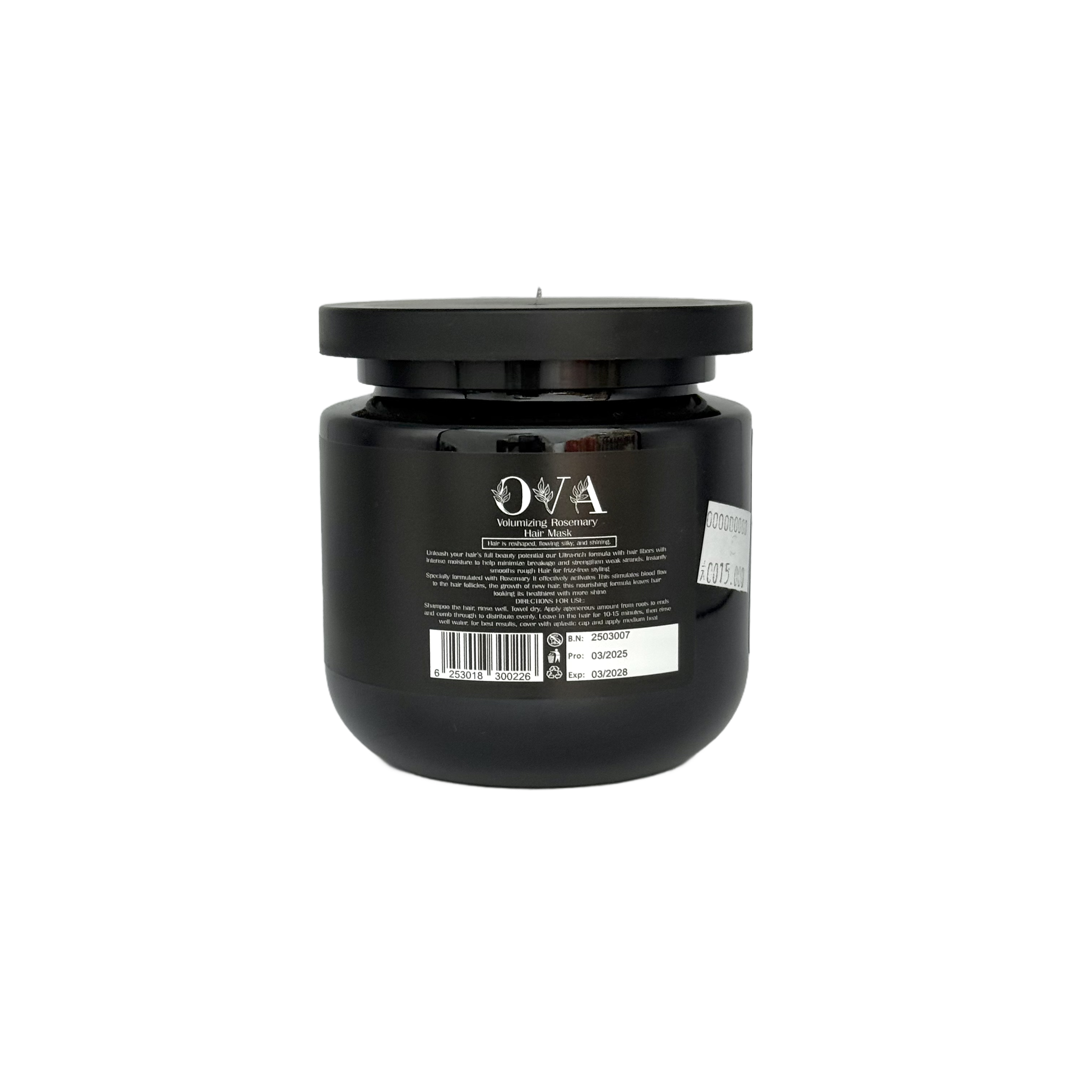 Ova Volumizing Rosemary Hair Mask 350ml - أوفا ماسك الشعر بإكليل الجبل لزيادة الكثافة 350 مل