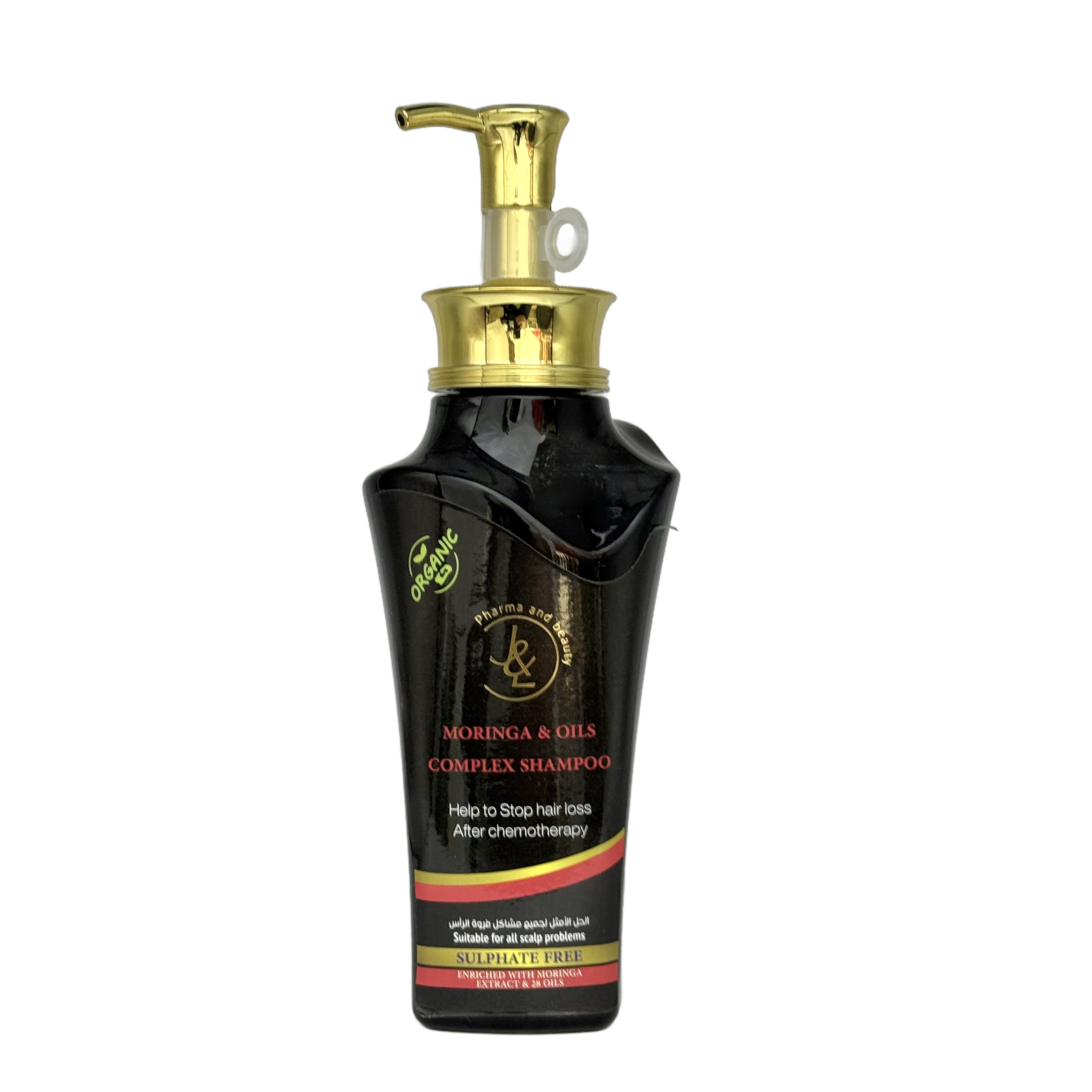 J&L Moringa & Oils Complex Shampoo 350ml - جي اند ال شامبو المورينغا ومزيج الزيوت 350 مل