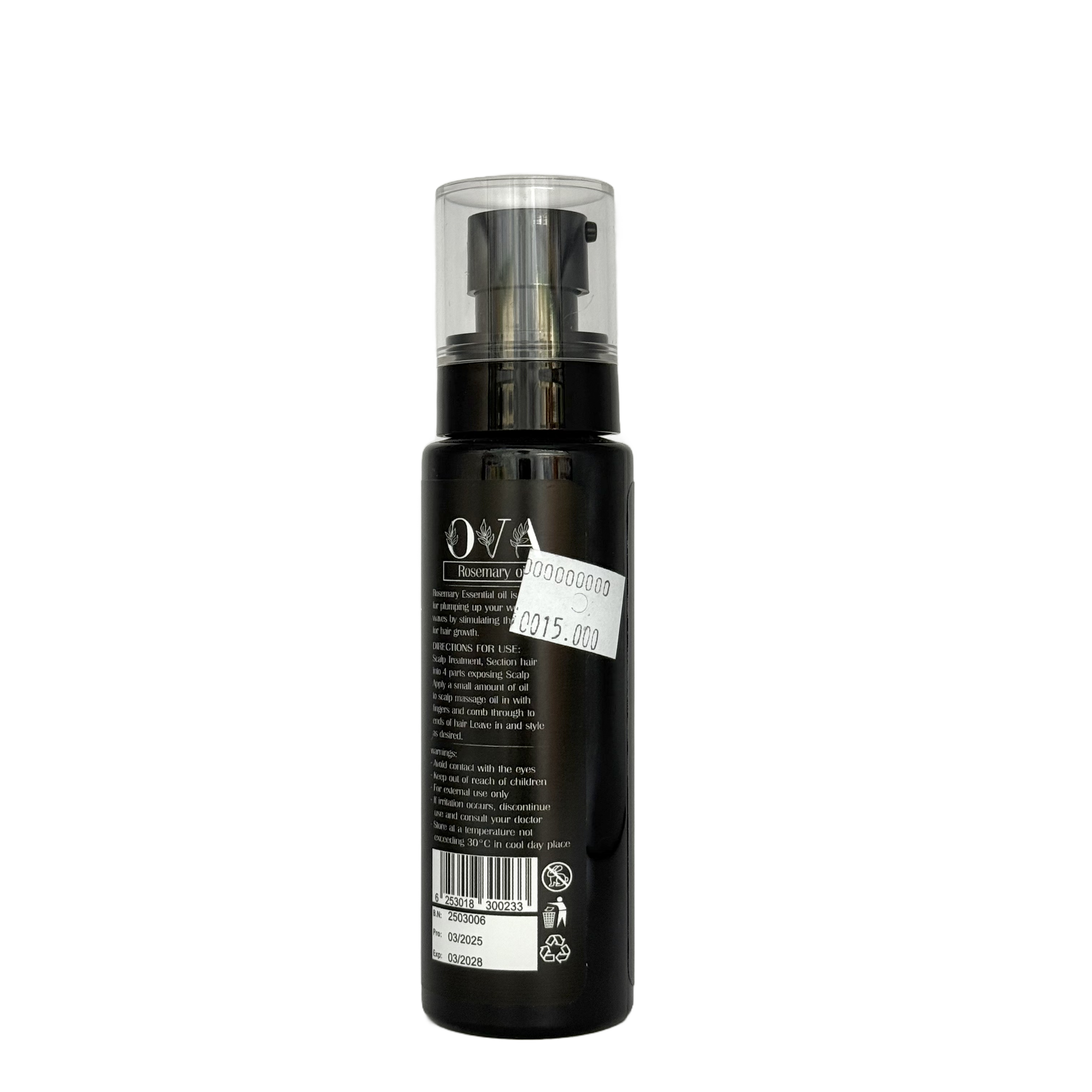 OVA Rosemary Essential Oil 120 ML - أوفا زيت إكليل الجبل الأساسي 120 مل
