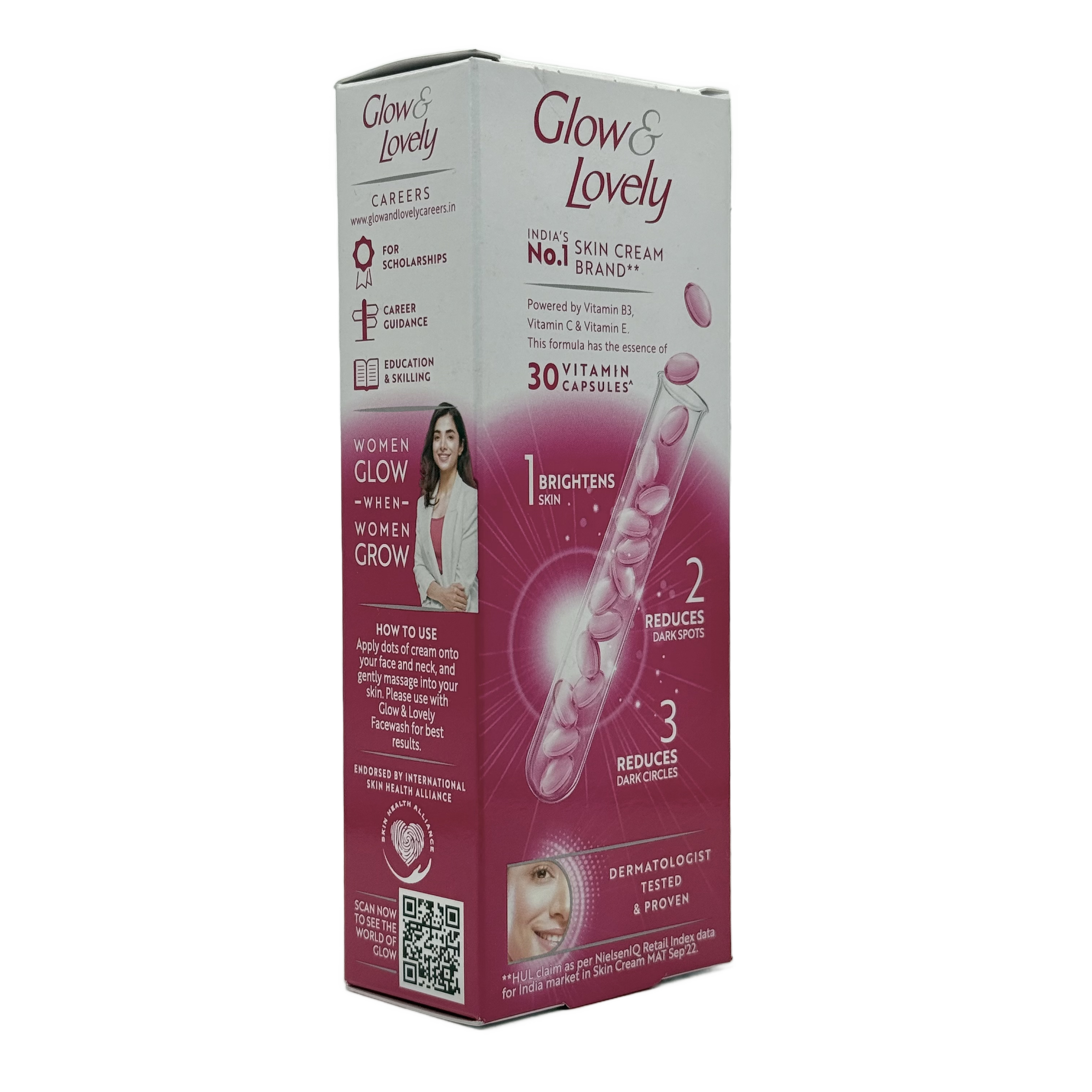 Fair & Lovely Glow Lovely Advanced Multivitamin 30 capsules - فير اند لوفلي جلو لوفلي مالتي فيتامين متقدم 30 كبسولة
